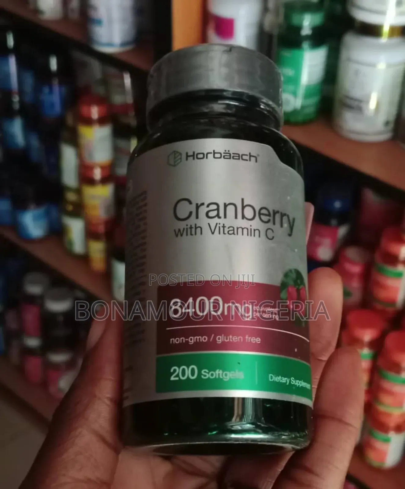 Horbaach Cranberry With Vitamin C X 200 Softgels
