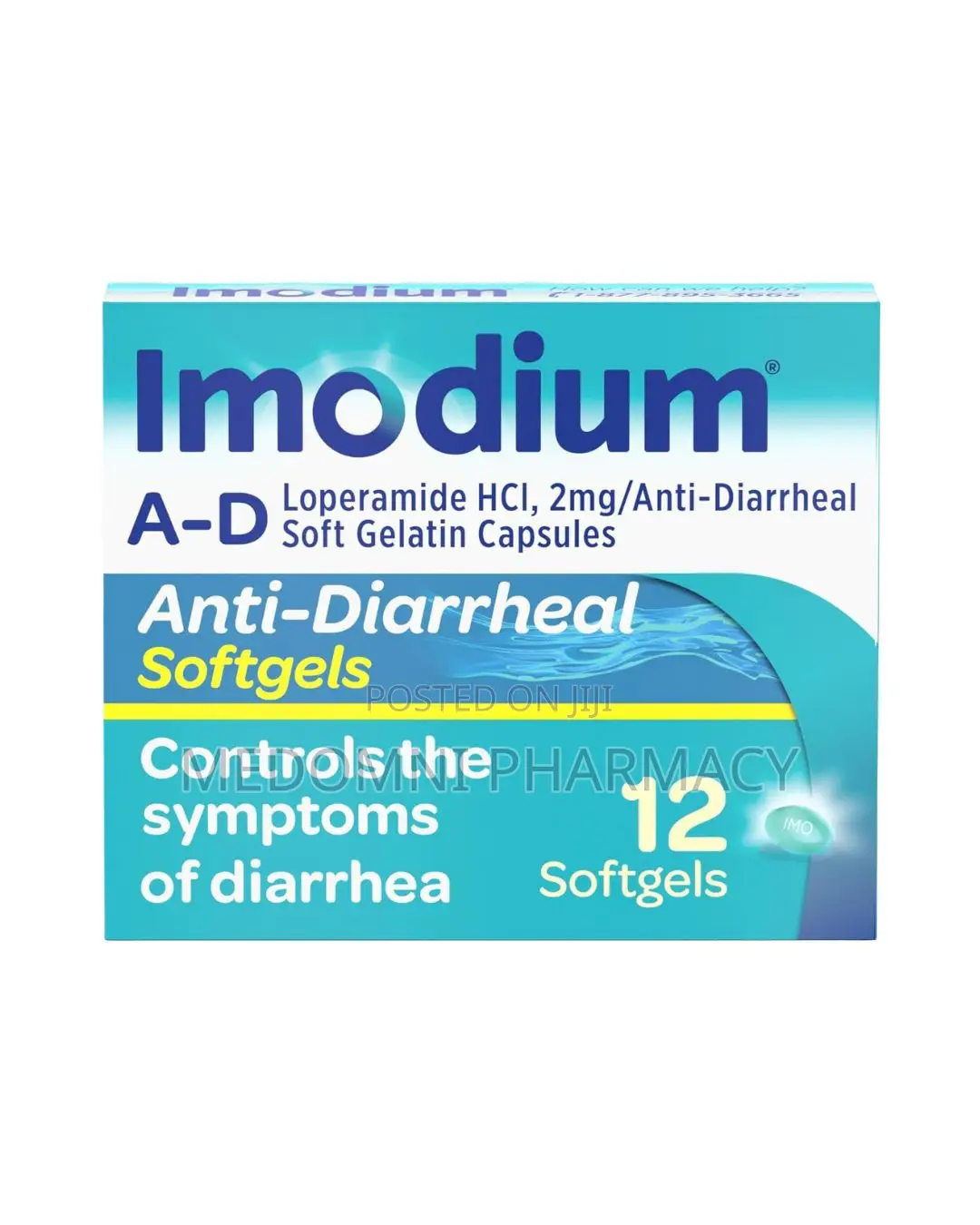 Imodium a-D Diarrhea Relief Softgels With Loperamide HCL