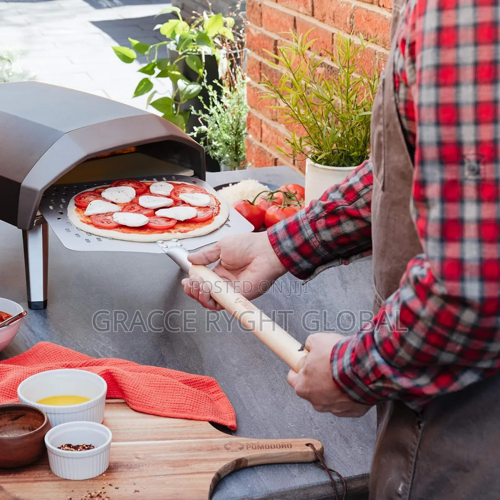 Long Perforated Pizza Peel