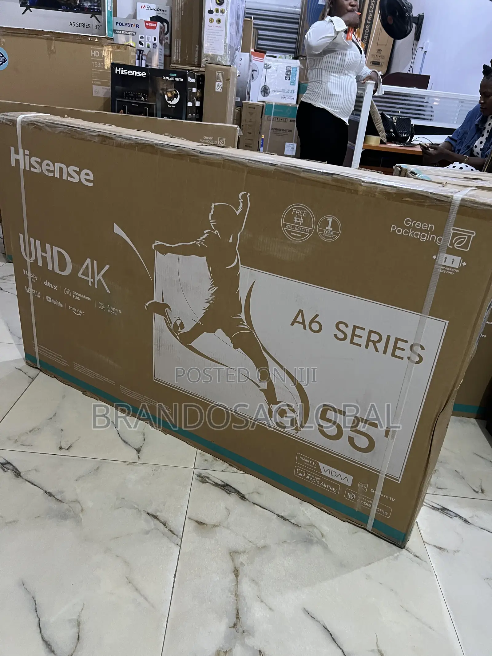 Hisense 55 Inch Uhd Tv 55a6k – High Contrast Display