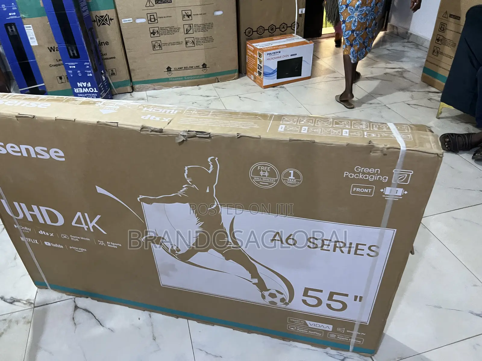 Hisense 55 Inch Uhd Smart Tv 55a6k – Game Mode Ready