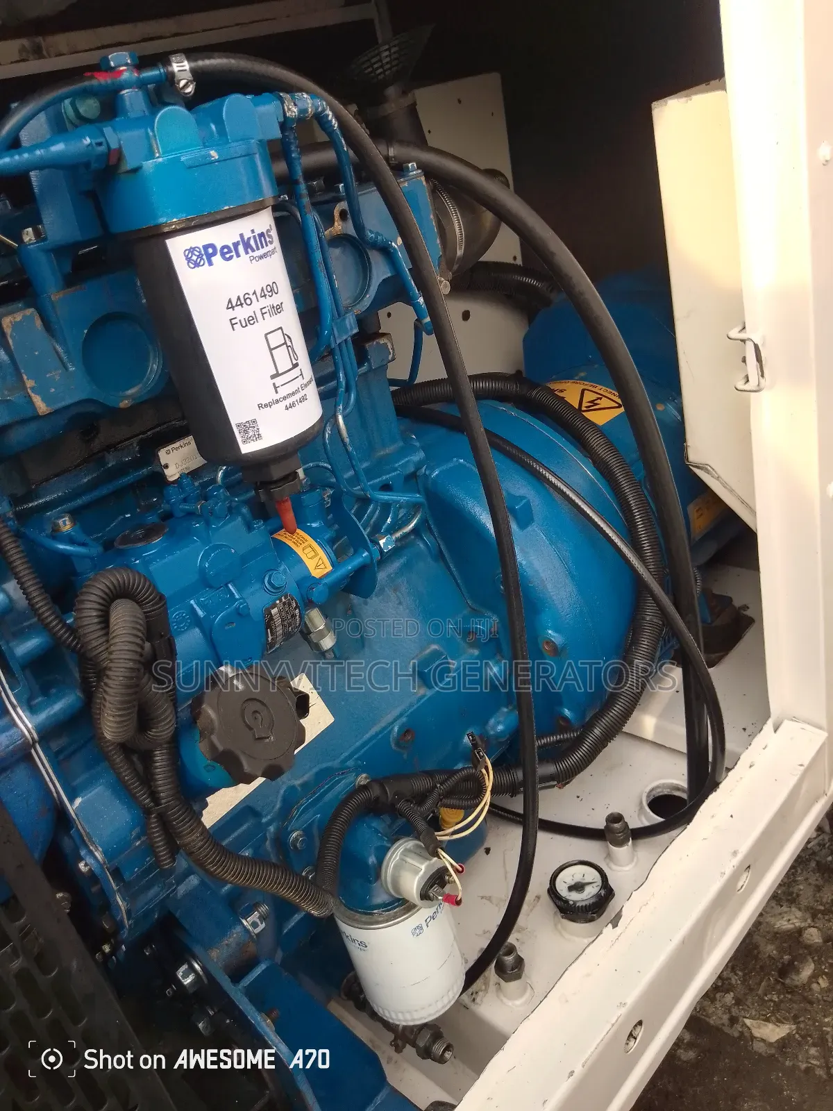30kva Ecoplus Perkins Generator Super Silence Almost New