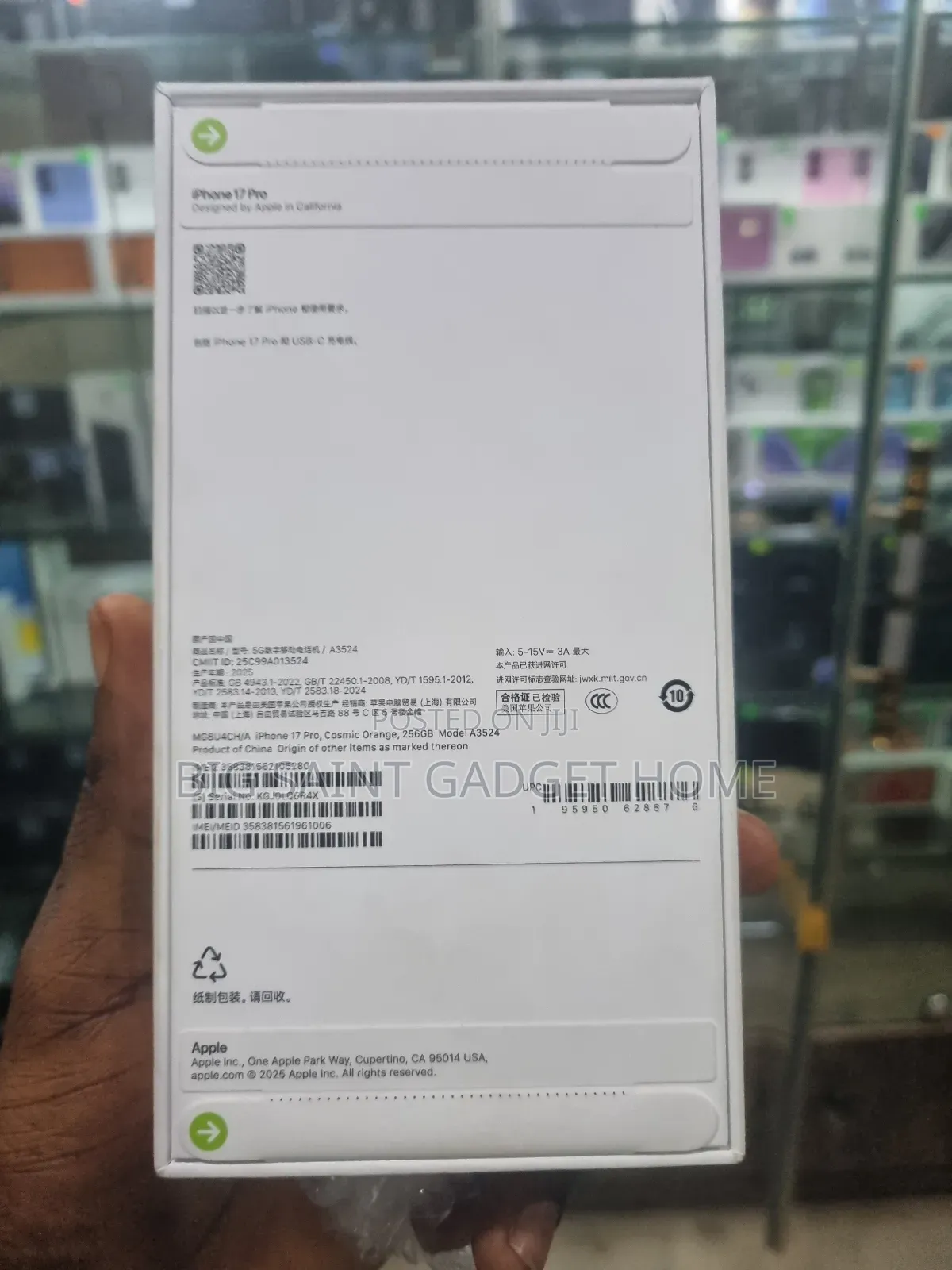 New Apple iPhone 17 Pro 256 GB Orange