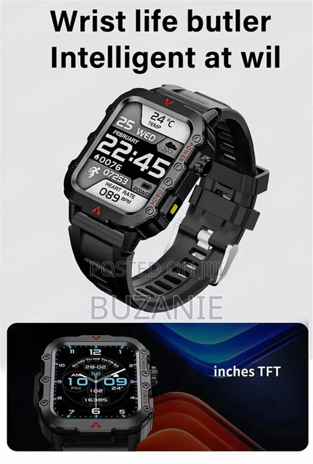 Latest Smart Watch Q11 Watch With Torch Light Strong Battery