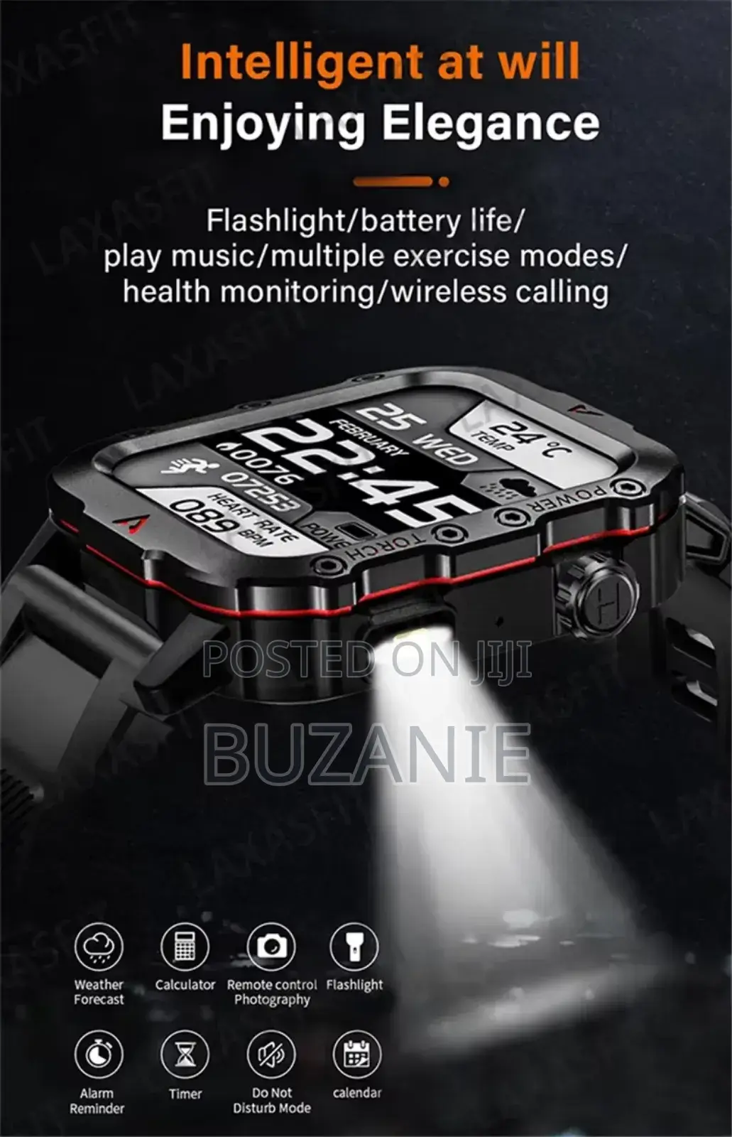 Latest Smart Watch Q11 Watch With Torch Light Strong Battery
