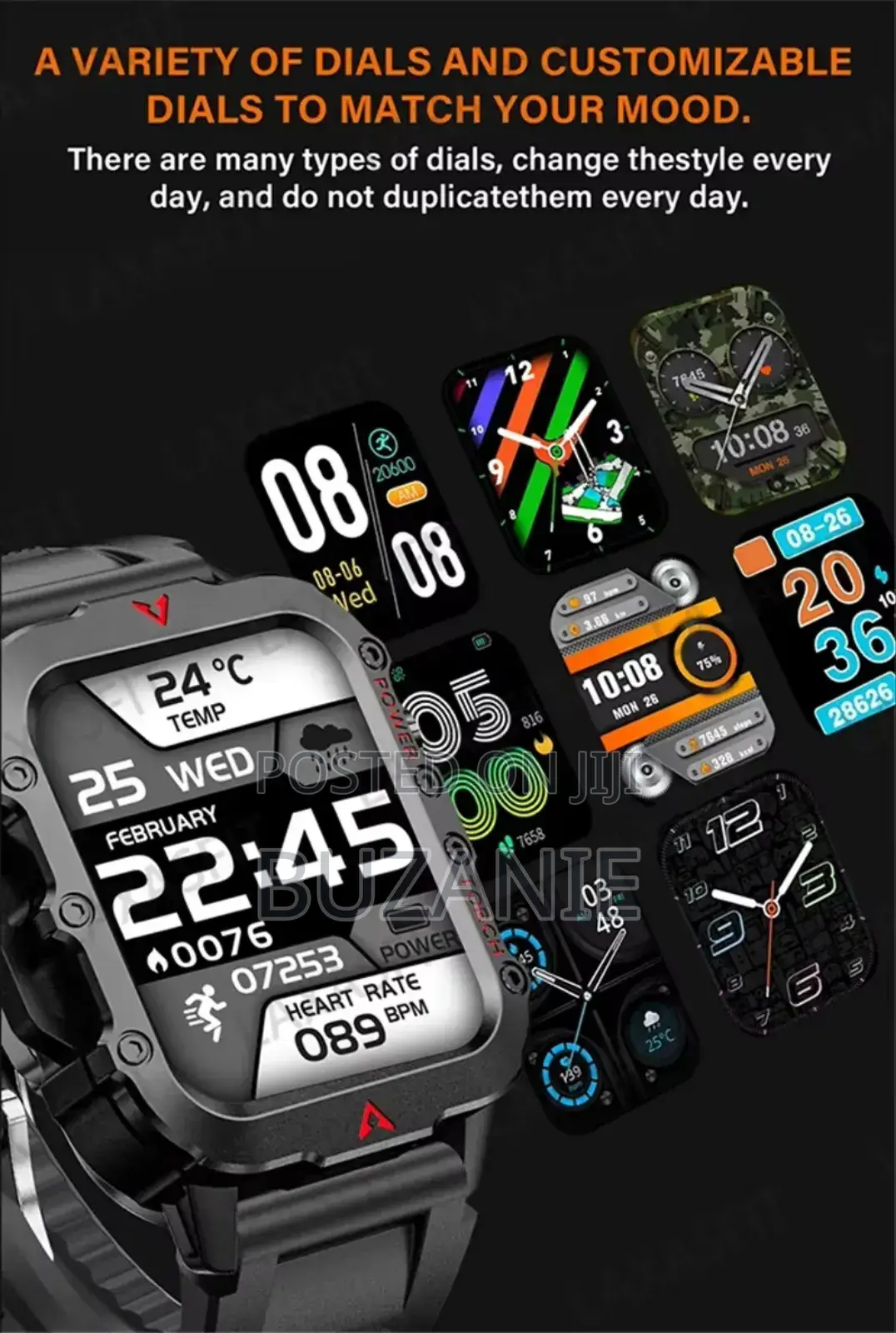 Latest Smart Watch Q11 Watch With Torch Light Strong Battery