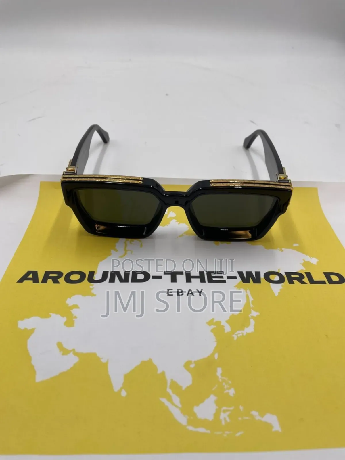 Louis Vuittonmillionairez1165eblack Gold Sunglasses Black Eyewear 18