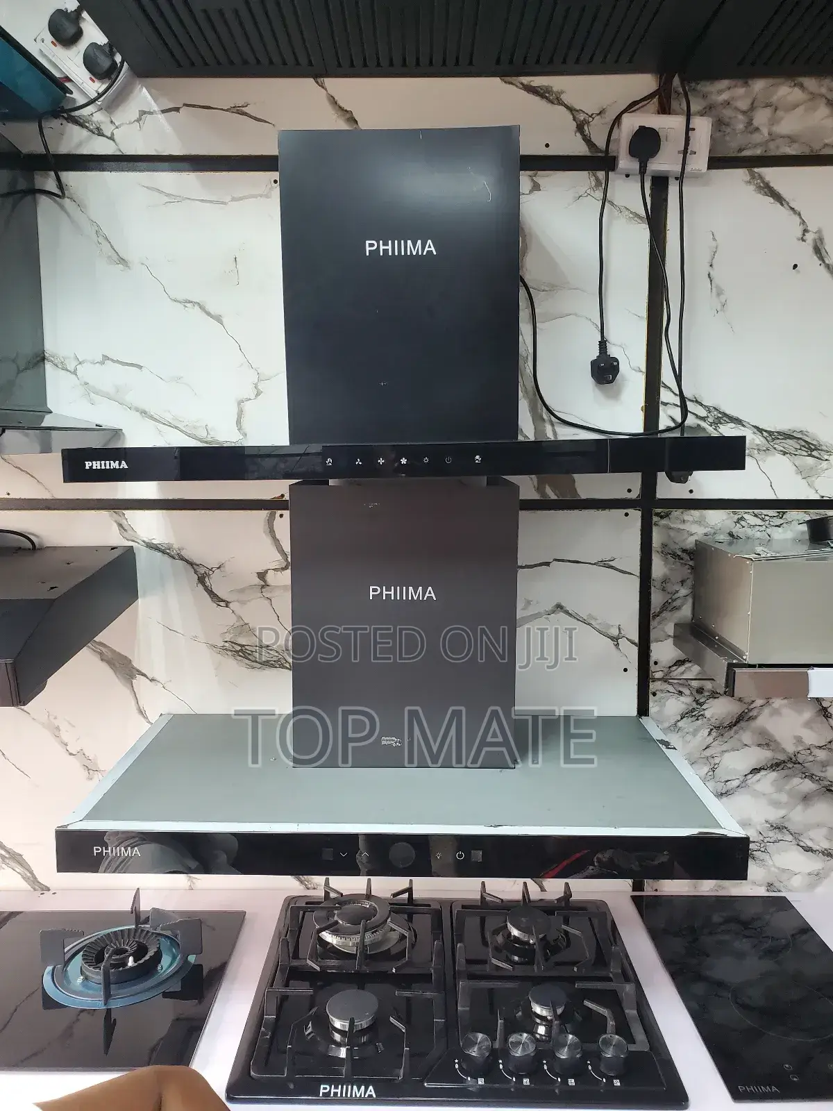 Phiima Digital T.Shape Range Hood (Digitally Wave)