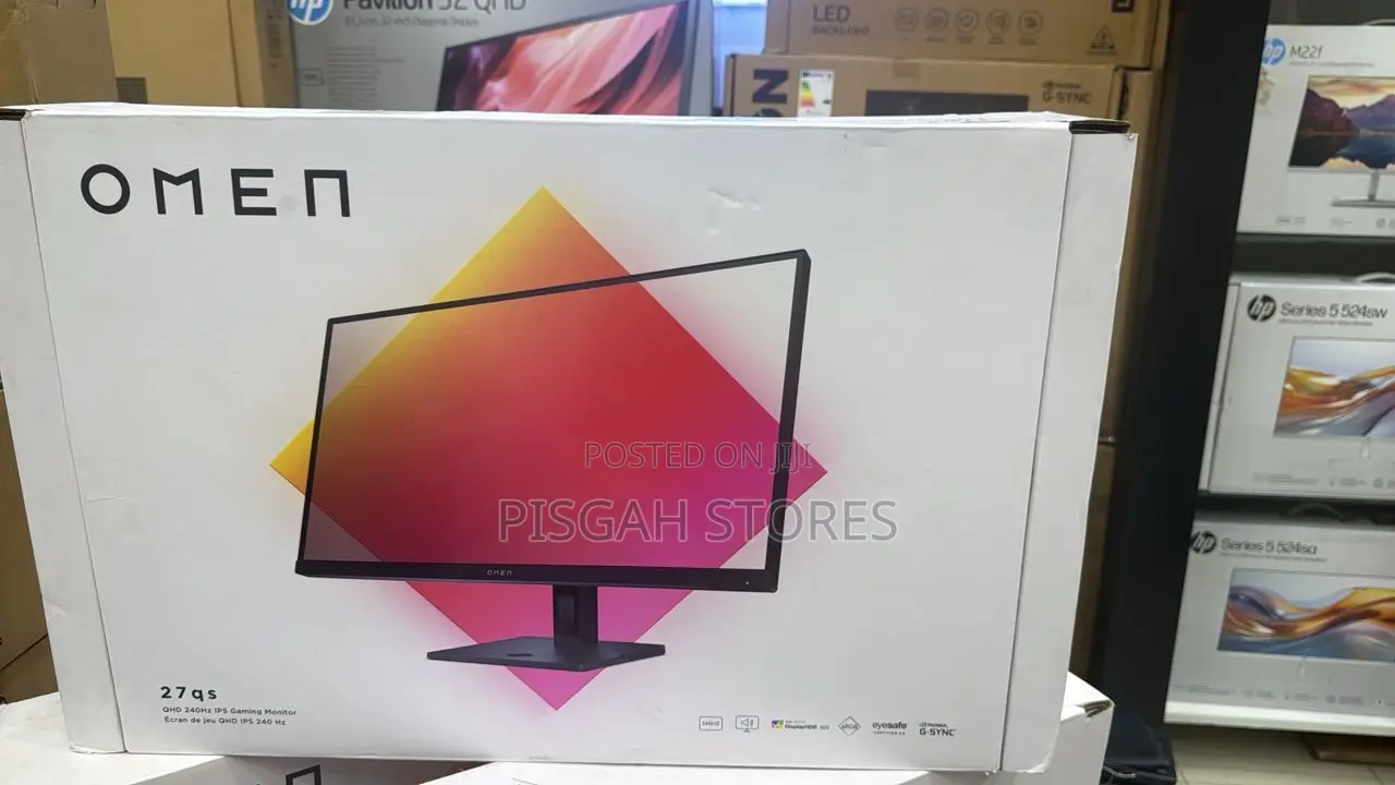 Hp Omen 27qs QHD 240hz Ips Gaming Monitor