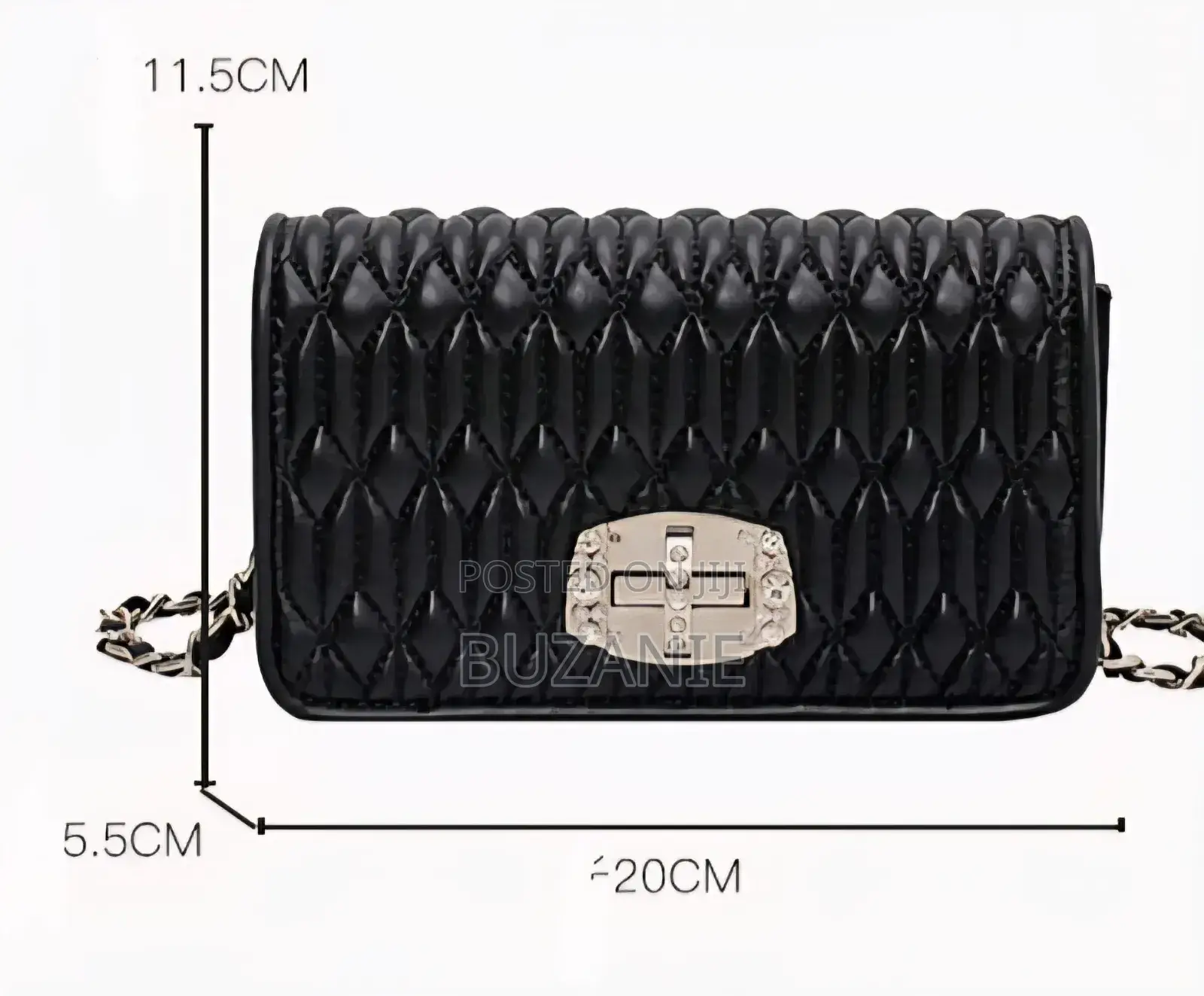 Luxury Black High Quality Trendy Ladies Bag Latest Trending Outing Bag