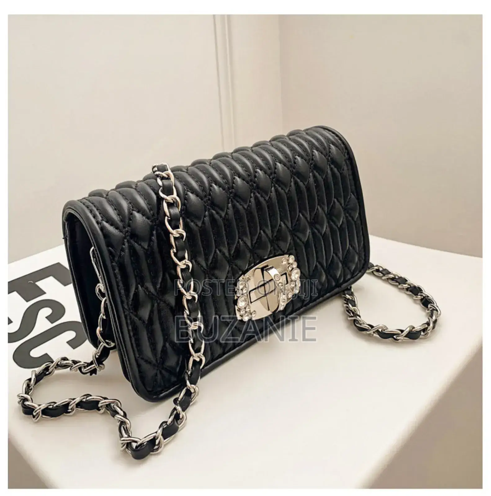 Luxury Black High Quality Trendy Ladies Bag Latest Trending Outing Bag