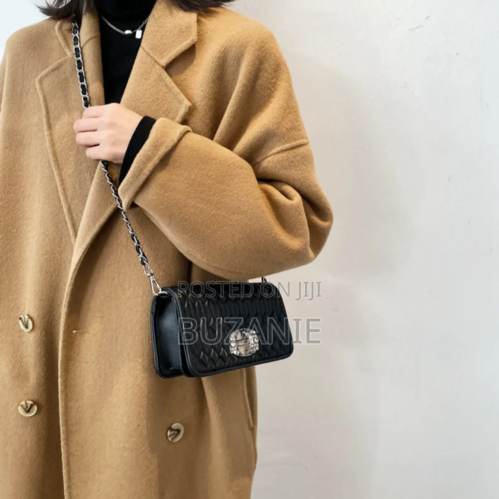Luxury Black High Quality Trendy Ladies Bag Latest Trending Outing Bag