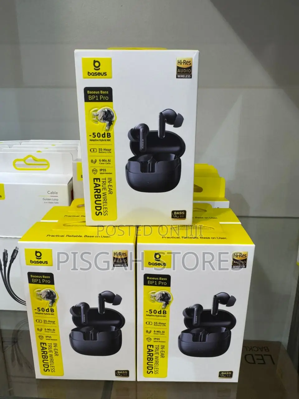 Baseus Bass Bp1 Pro in-Ear True Wireless Earbuds Cosmic Black