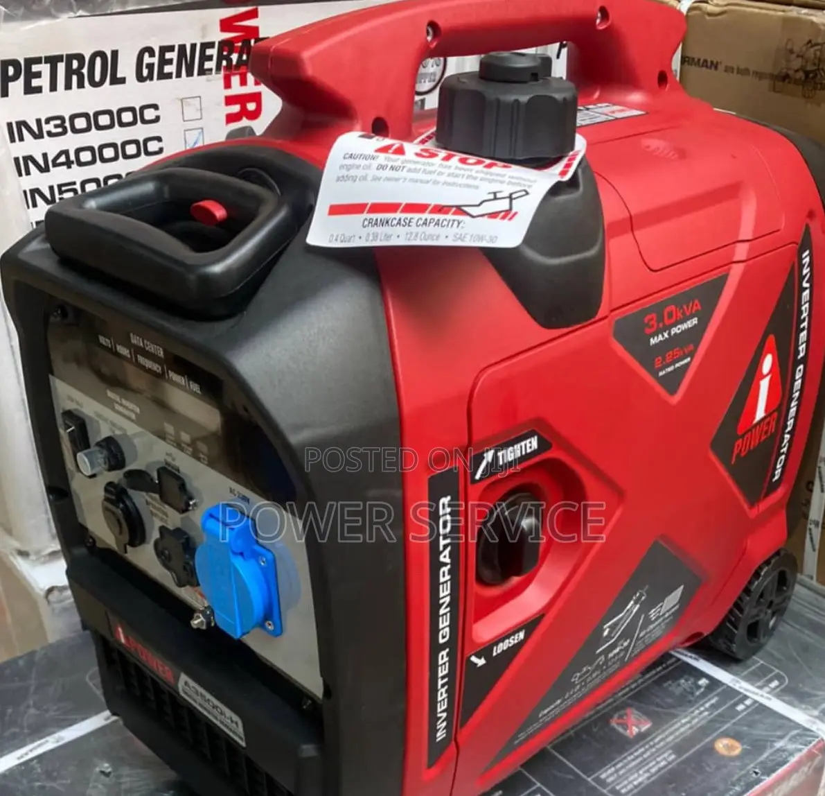 Aipower 3kva Inverter Petrol Generator (Model: A3500i-H).