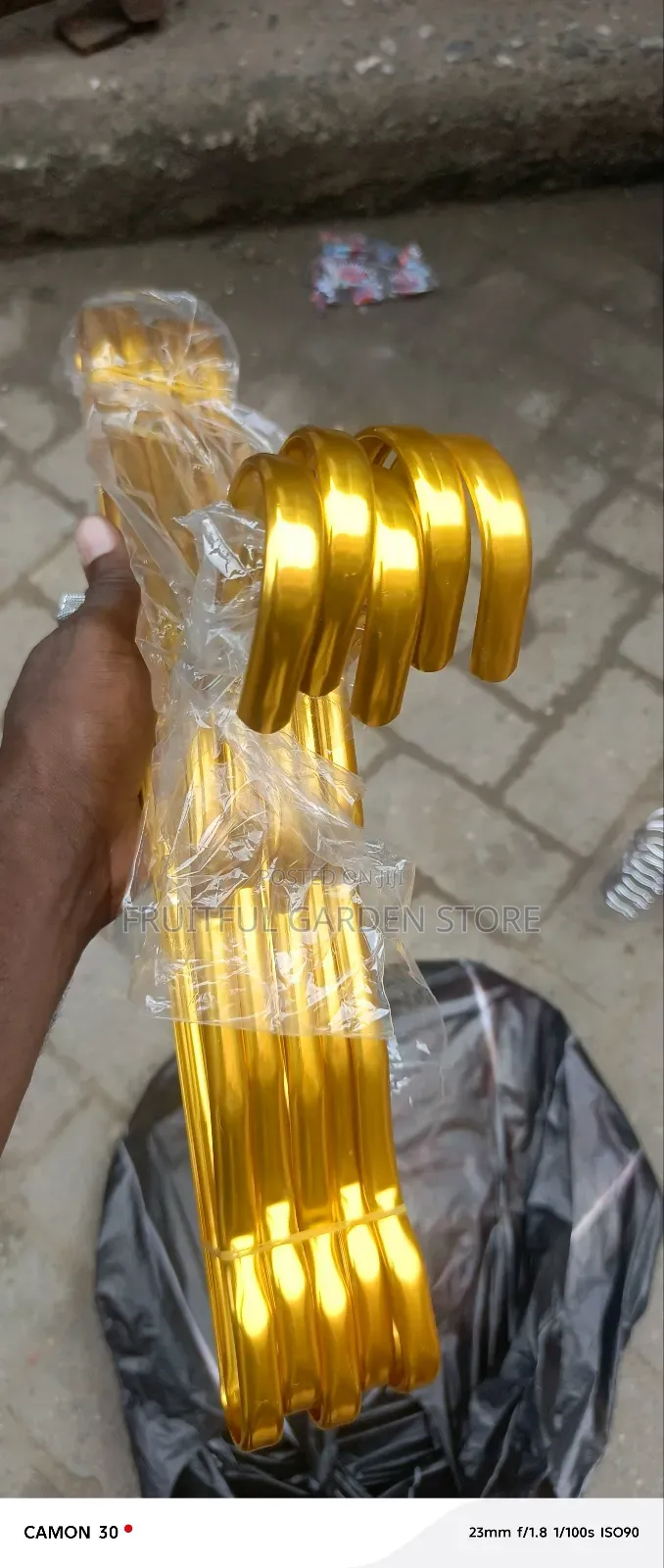 10pcs Gold Clothes Hanger / Garment Hanger