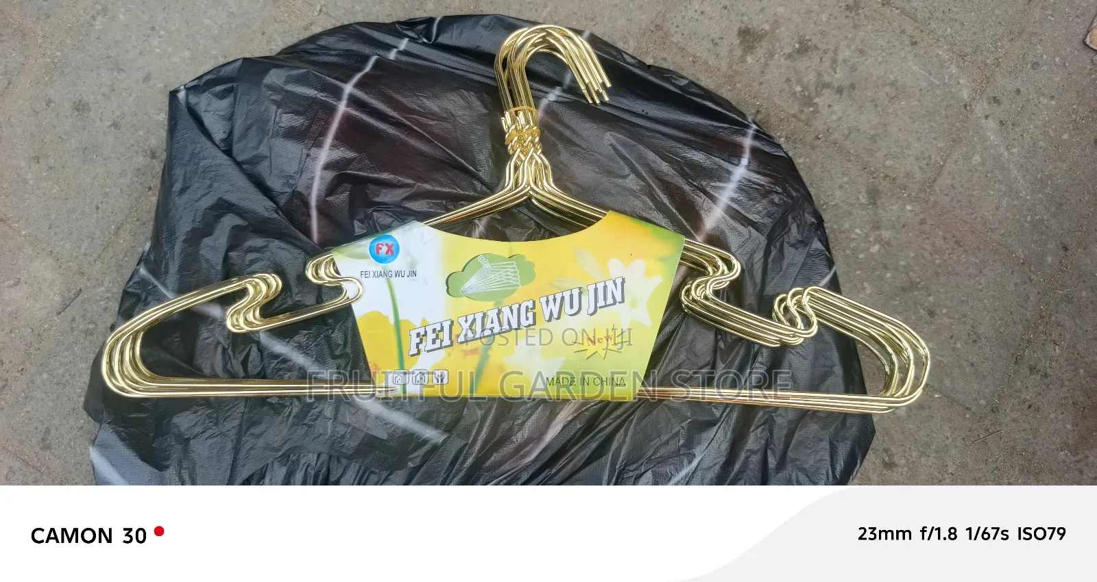 10pcs Golden Aluminum Hanger