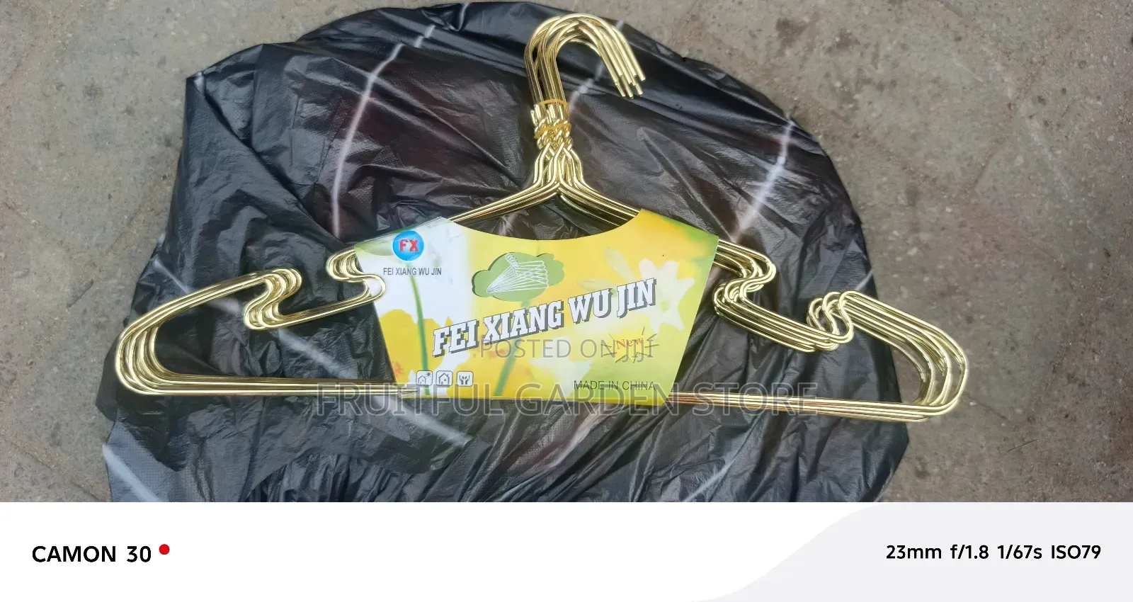 10pcs Golden Aluminum Hanger