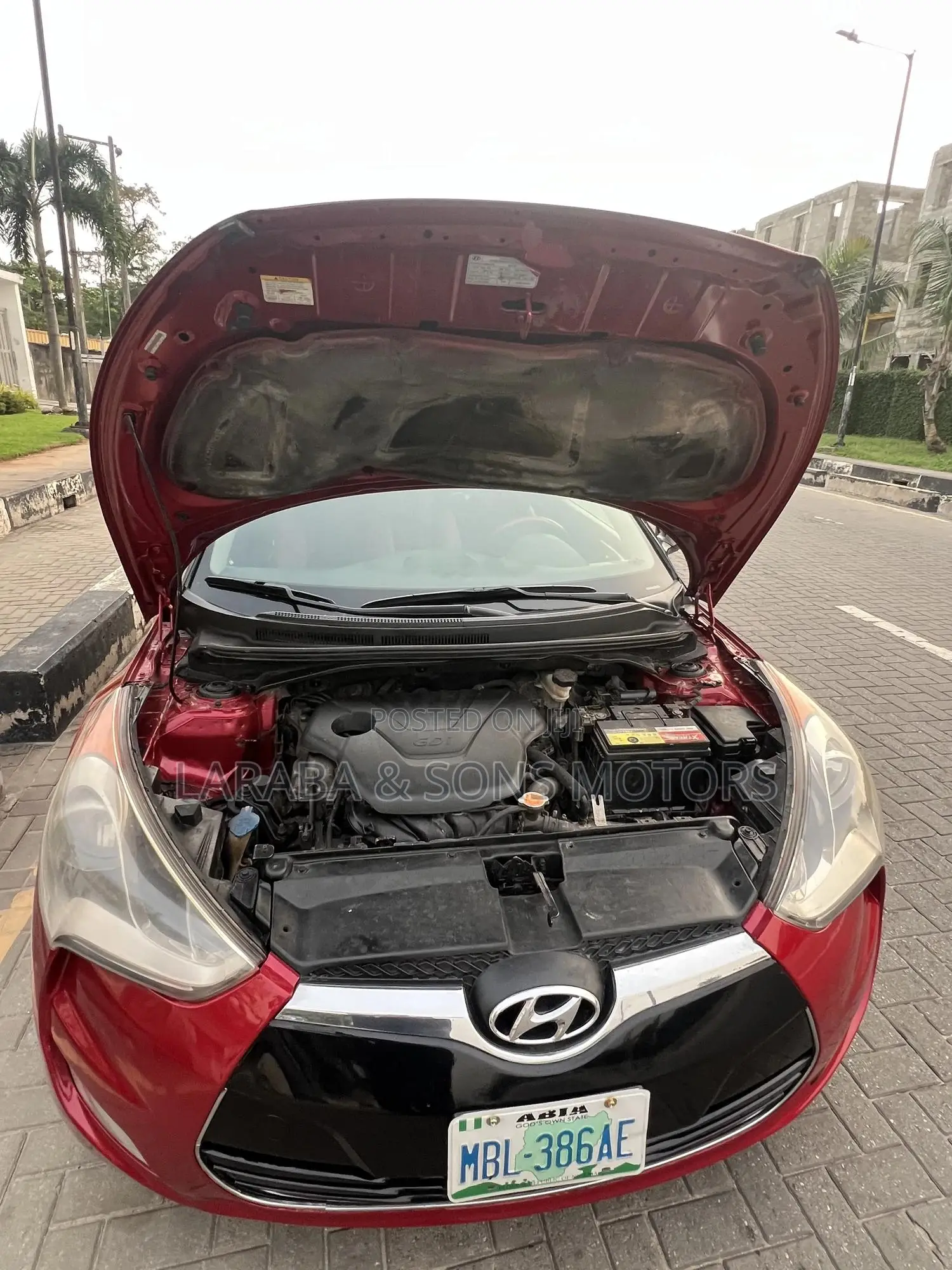 Hyundai Veloster Turbo 2013 Red