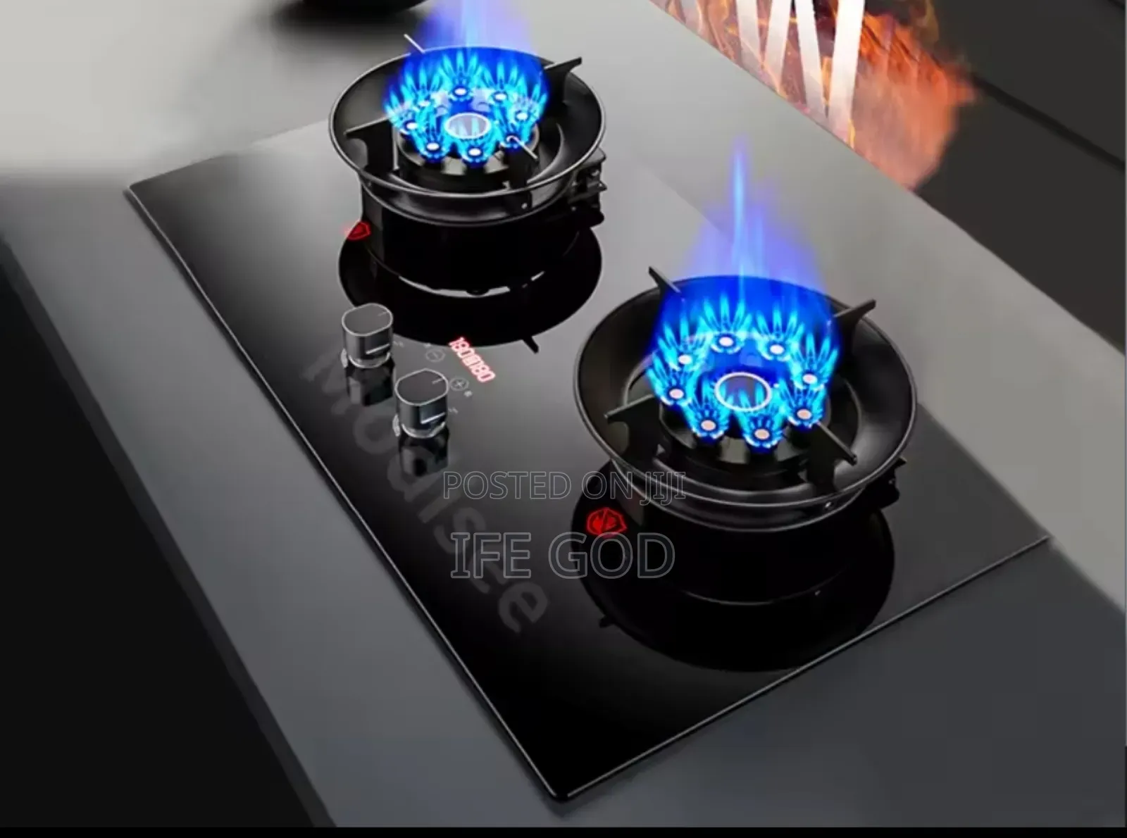 Original Sky-Oppein Inbuilt Flips Up 2 Gas Burners With Led Display