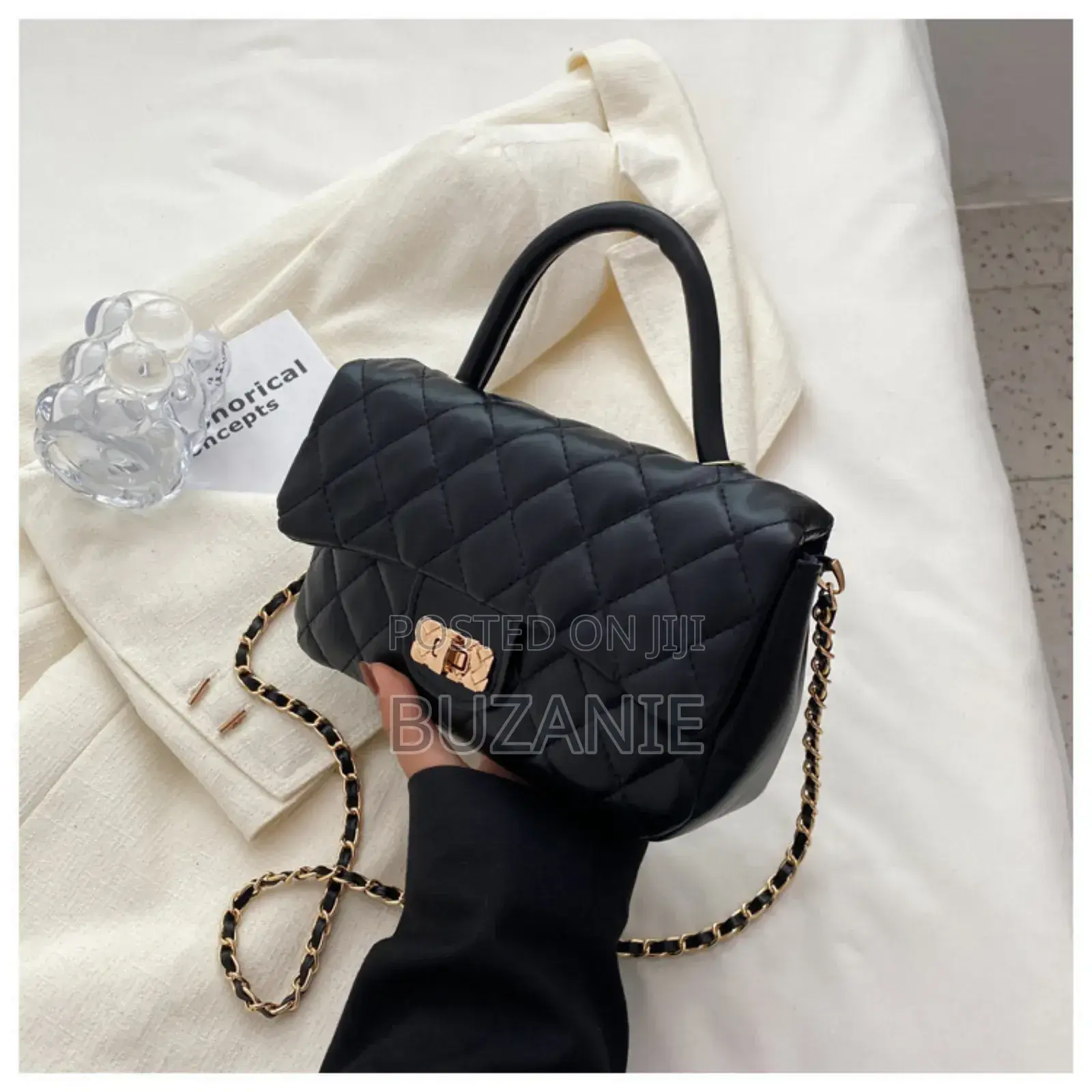 Ladies Mini Designer Bag Black Portable Outing Bag