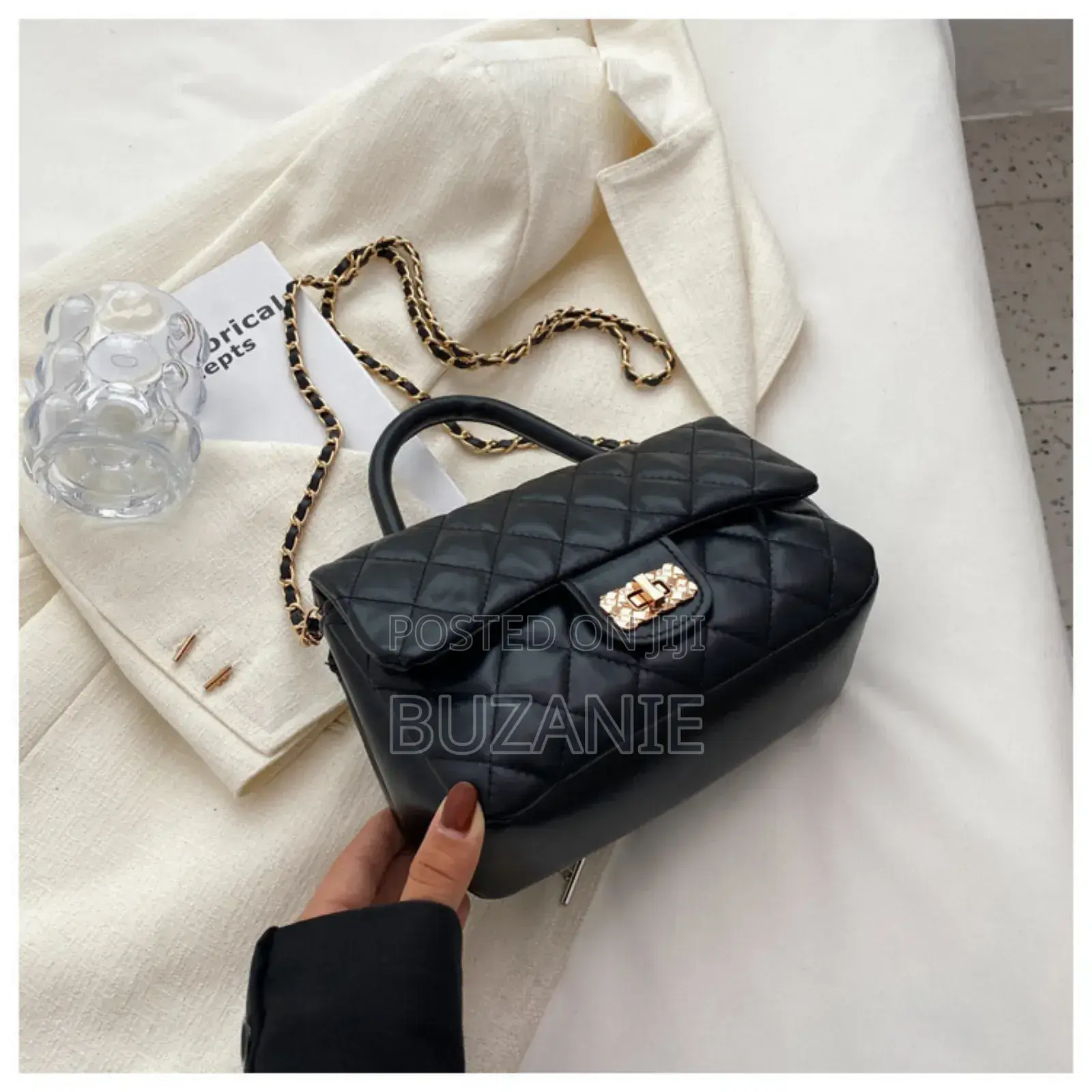 Ladies Mini Designer Bag Black Portable Outing Bag
