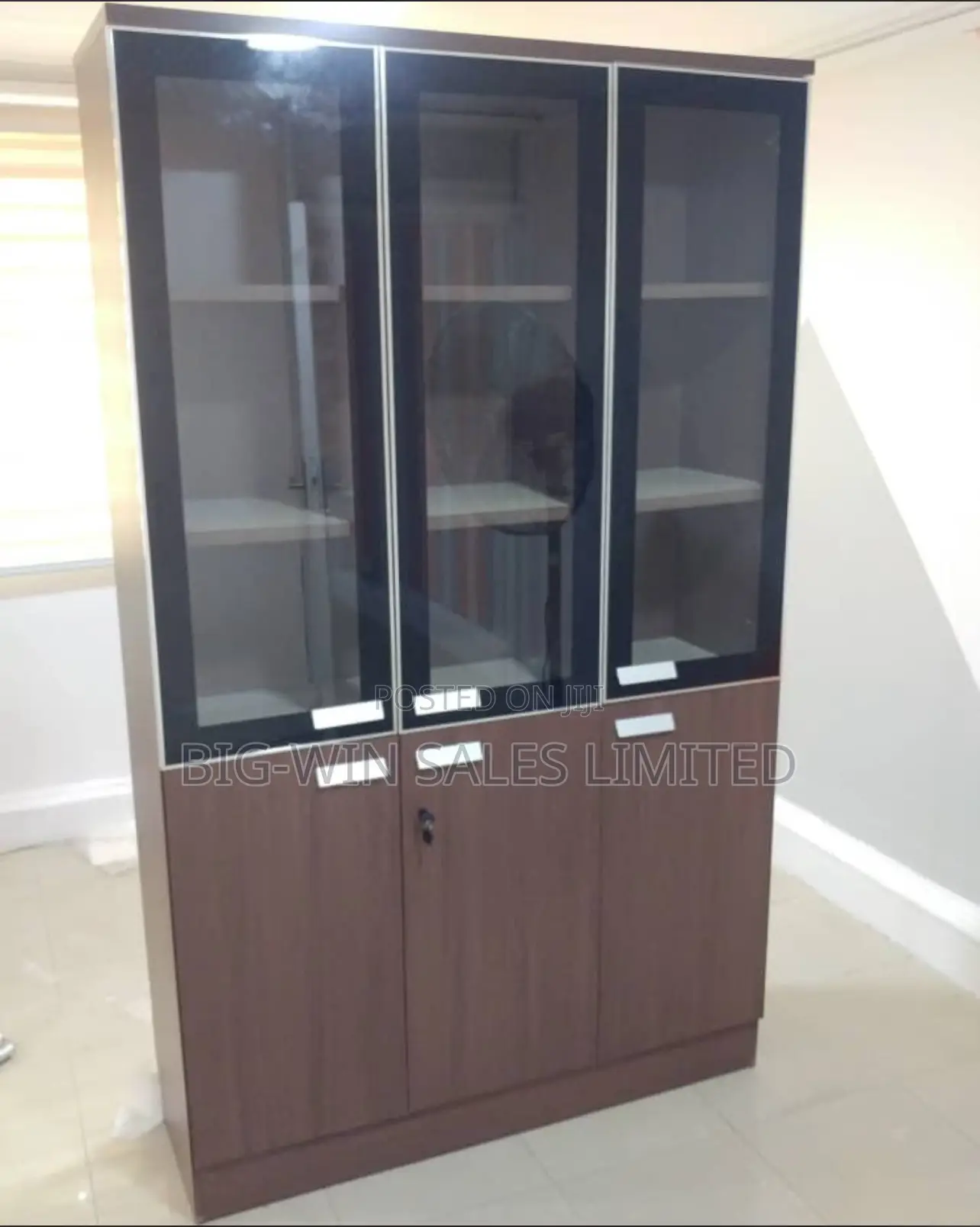 3-Door Wooden Book Shelves