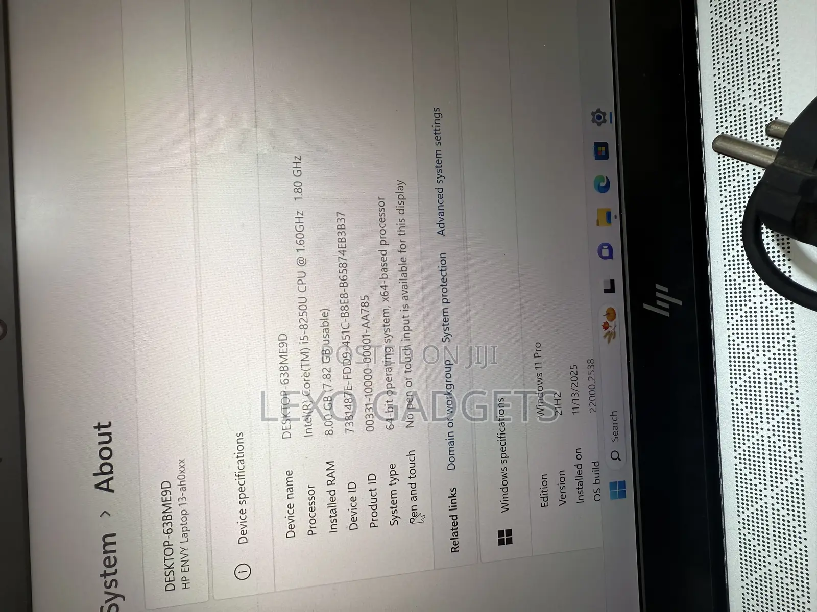 Laptop HP Envy 13t 8GB Intel Core I5 SSD 512GB