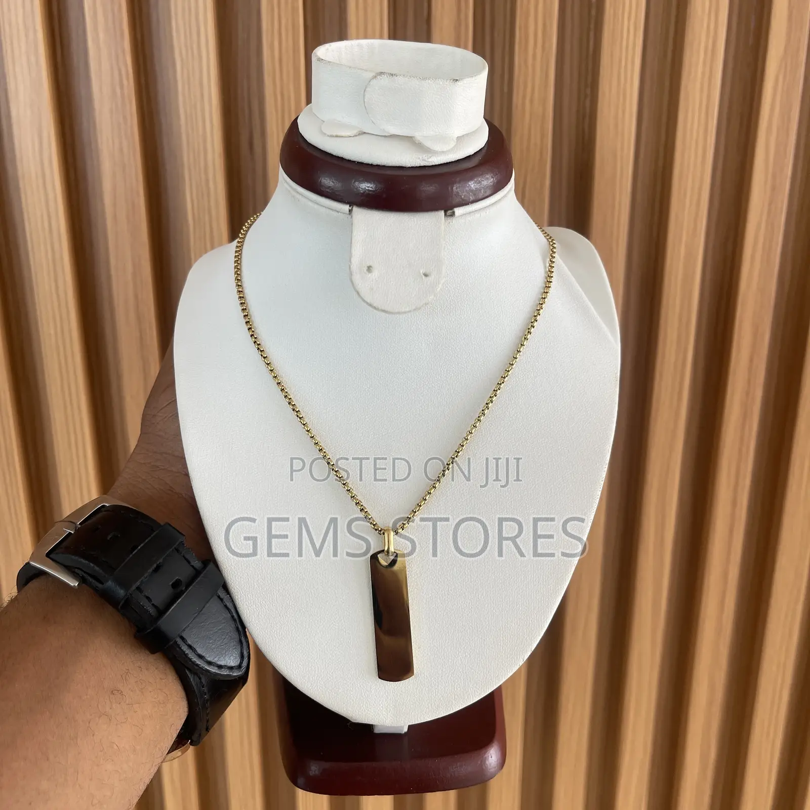 Minimalist Pendant Long Necklace Set for Men