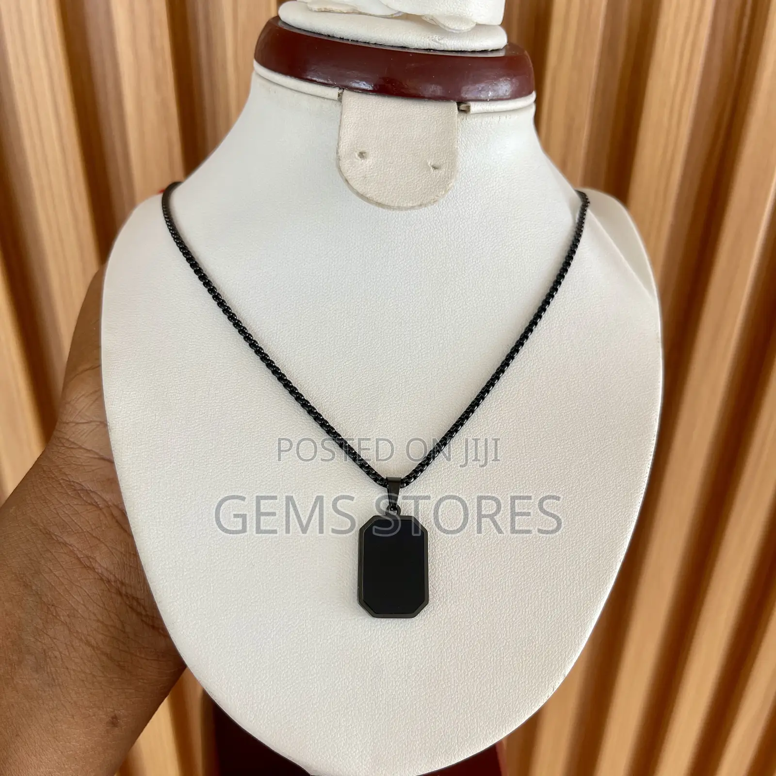 Minimalist Pendant Long Necklace Set for Men