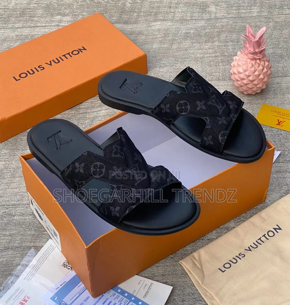 Men's Lv Palm Slippers
