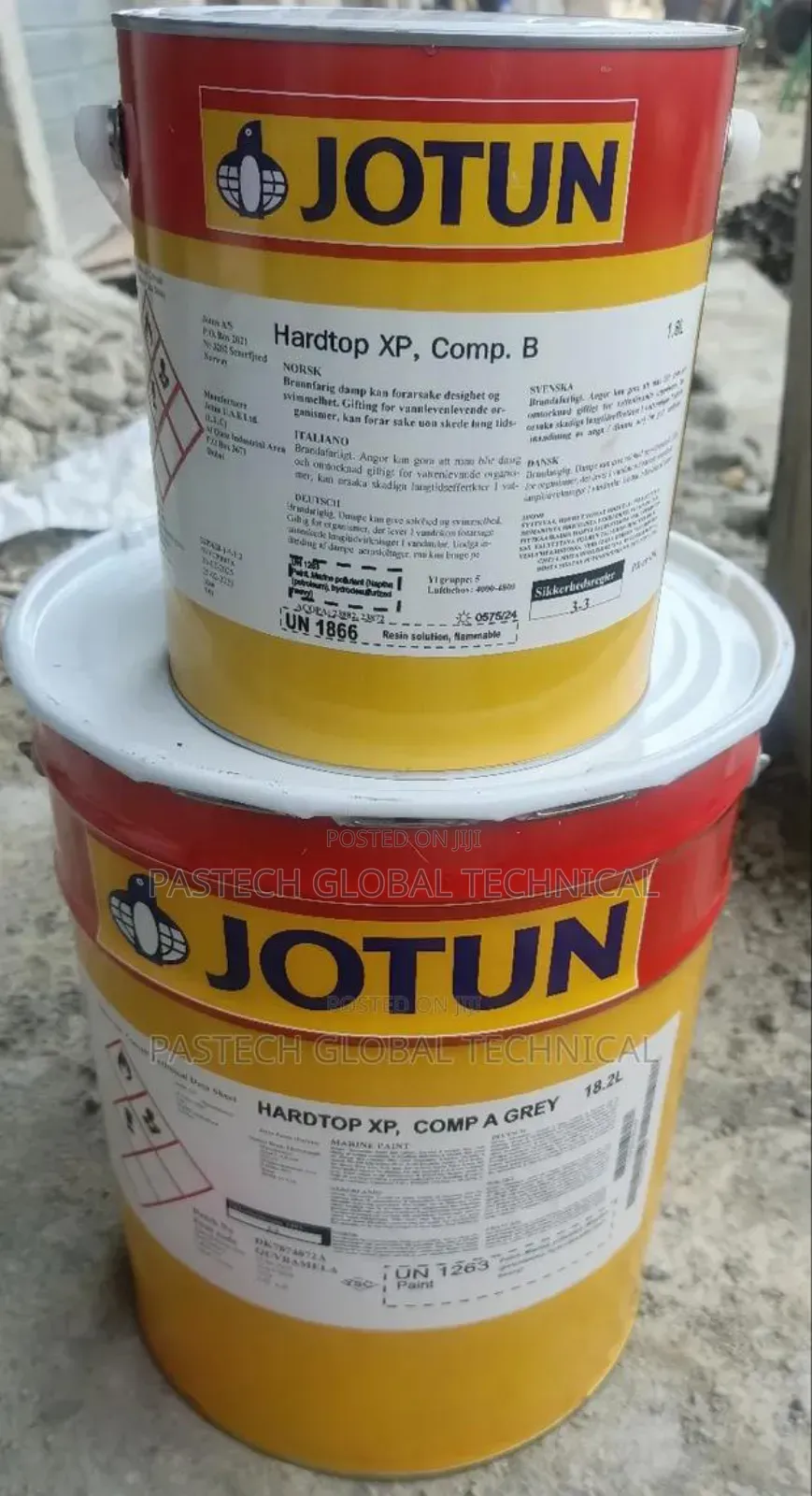 Jotun Hardtop Xp, Comp. A+B Grey// 20ltrs