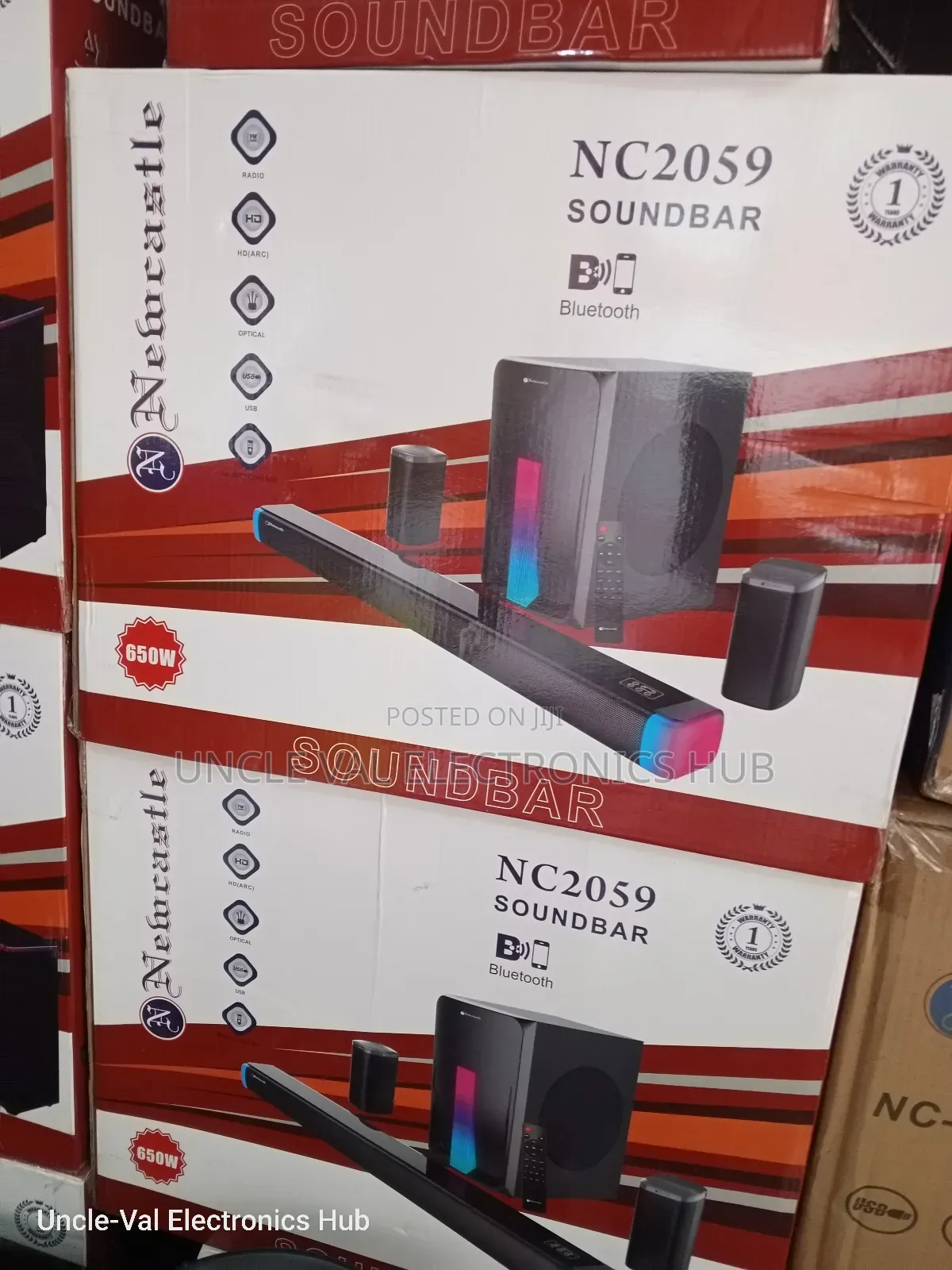 Newcastle Soundbar 650w (Nc2059)