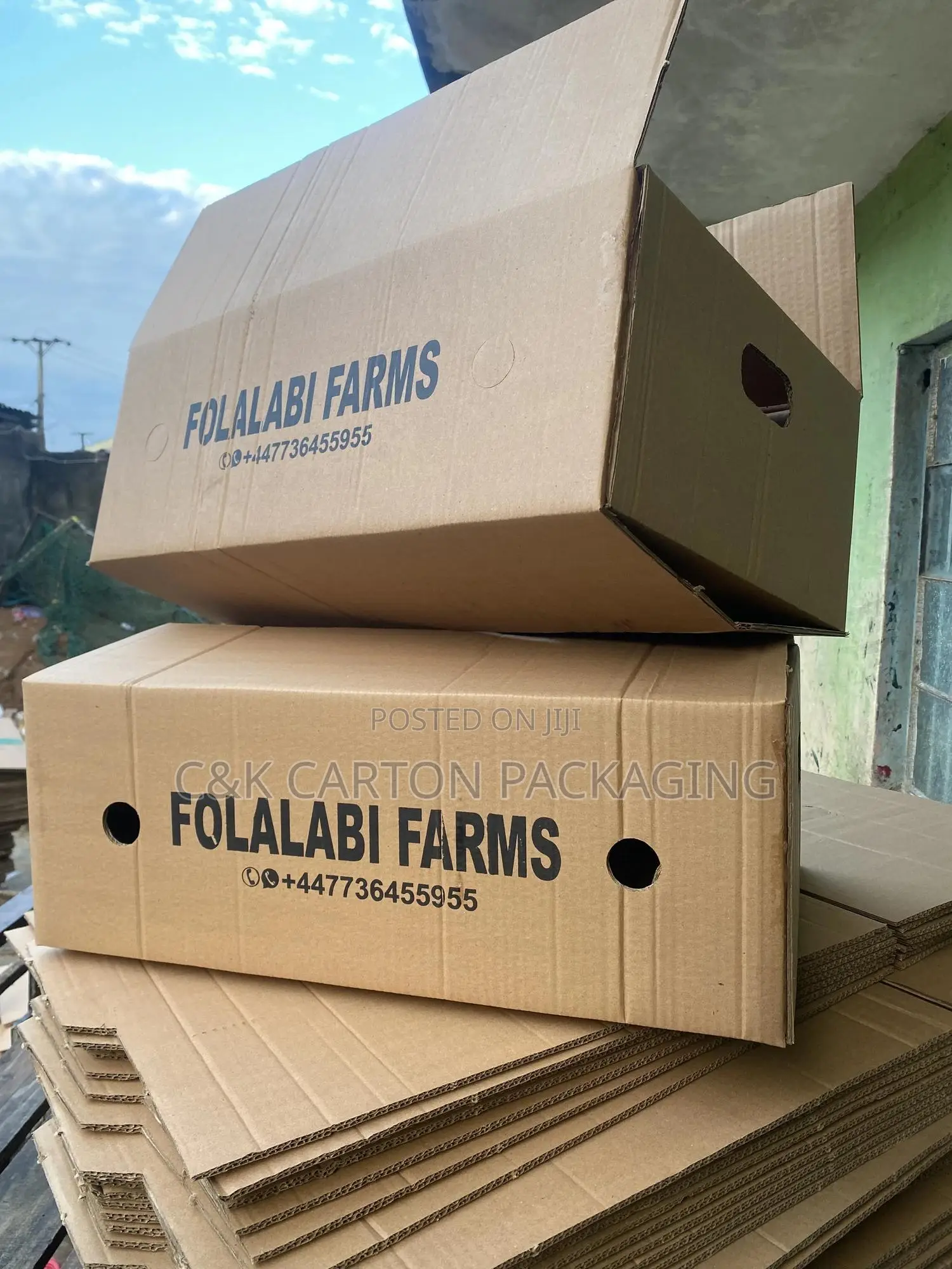 One Colour Printed Carton Box for Exports