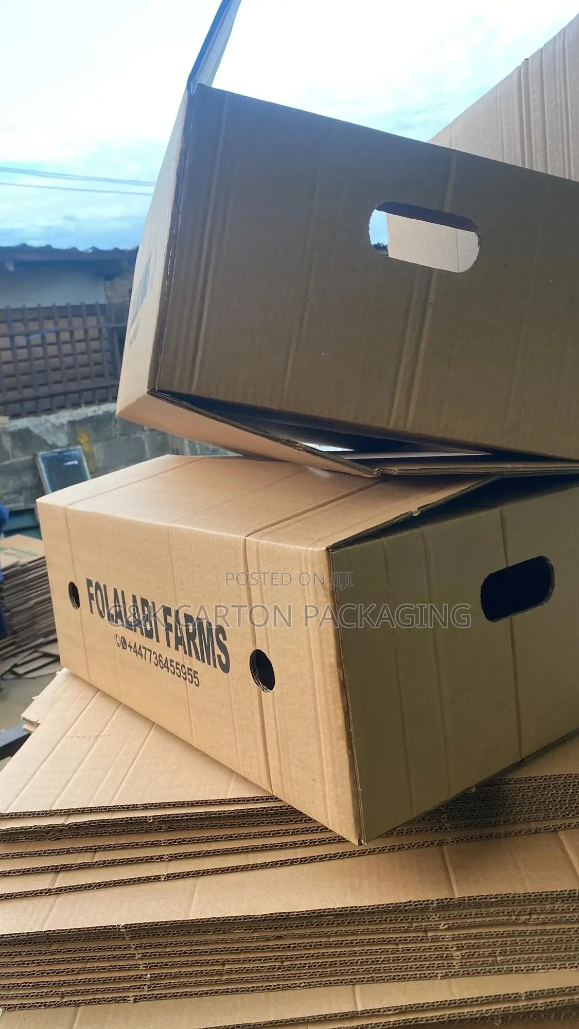 One Colour Printed Carton Box for Exports