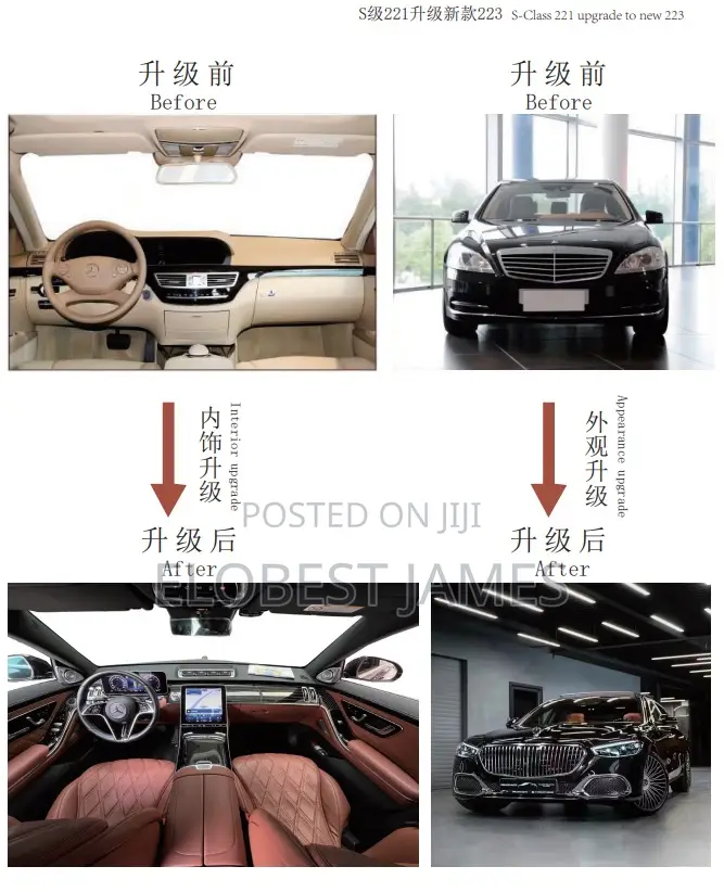 Mercedes Benz S Class W221 Upgraded To W223 2025