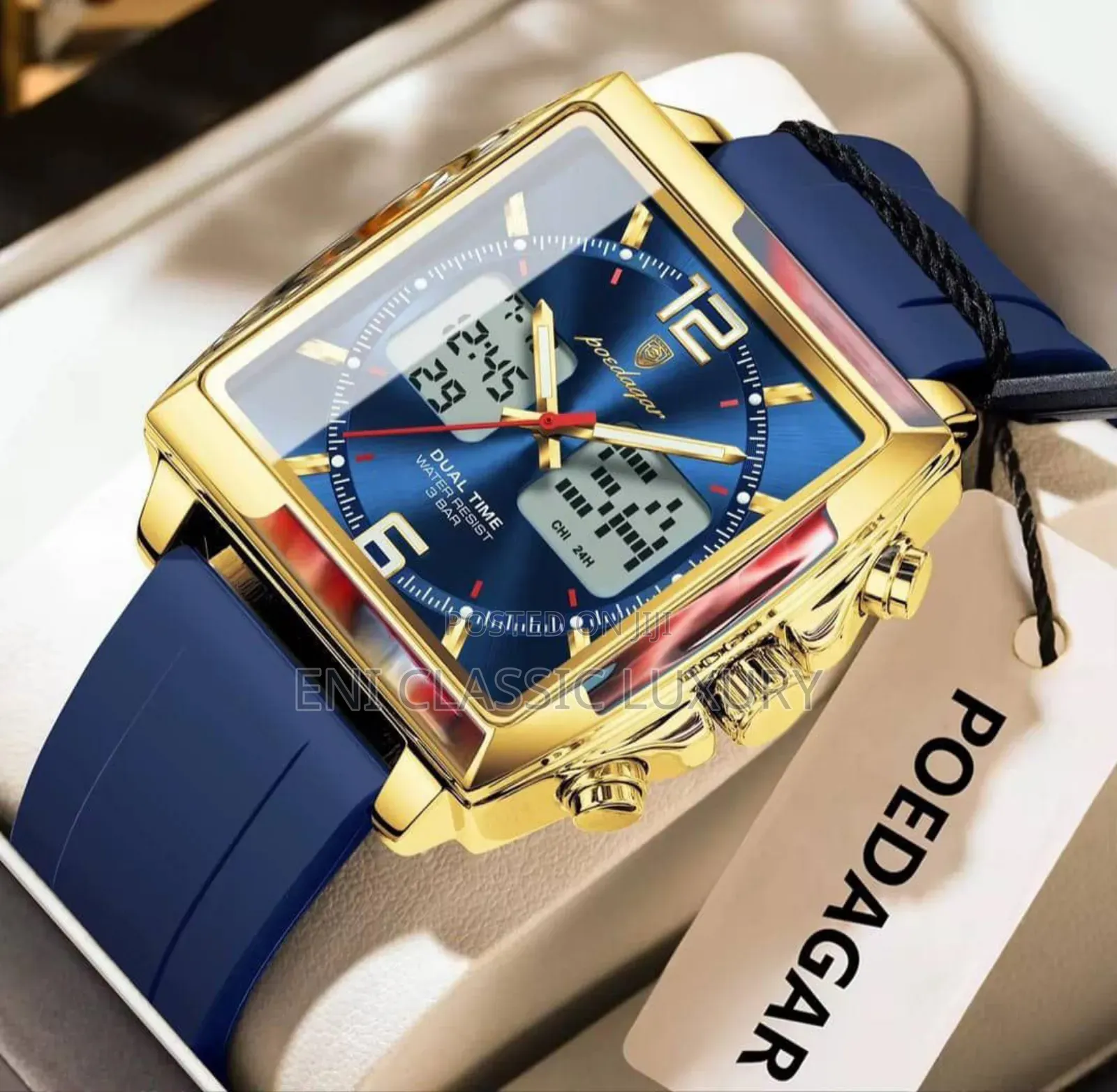 100% Quality Luxury Men's Wristwatches Poedagar Well Banded Package My