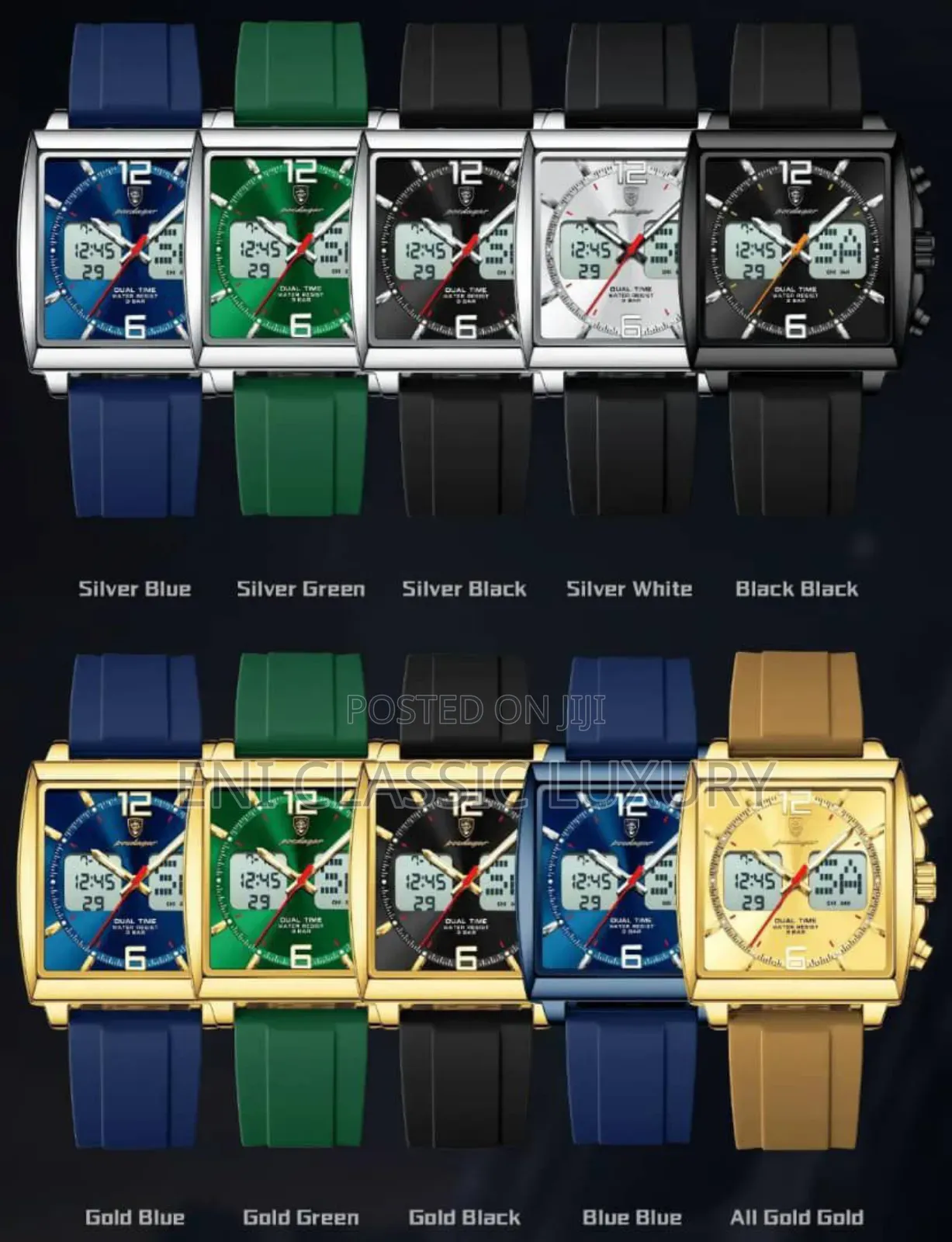 100% Quality Luxury Men's Wristwatches Poedagar Well Banded Package My