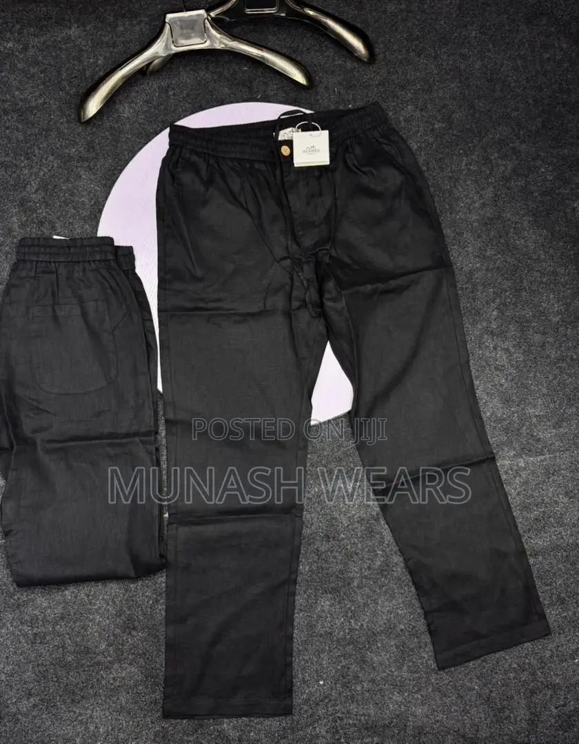 Classic Hermes Lineal Pant Trousers For Men