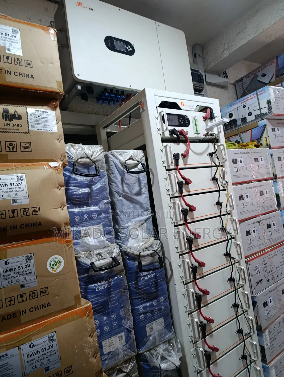 60kwh/50kva Felicity All-in-1 Lithium Solar Power System—Full Package