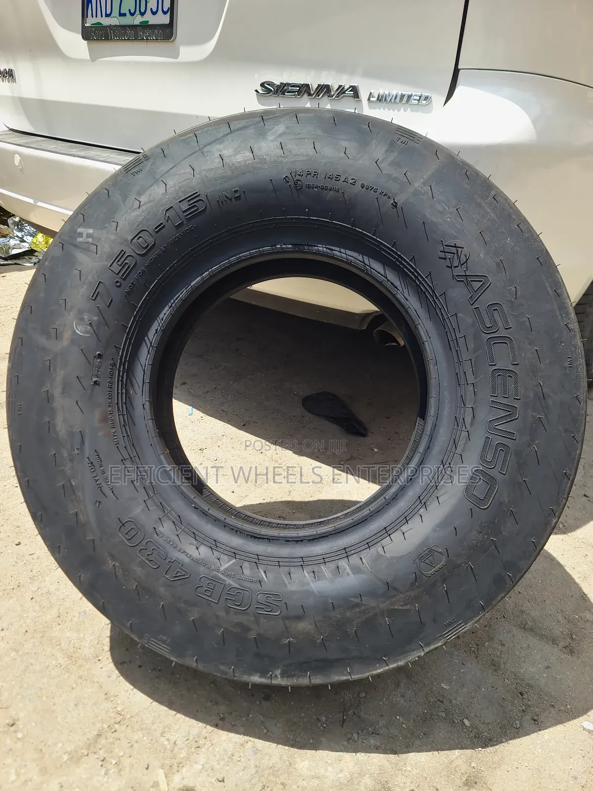 7.50-15 Compactor Tyre