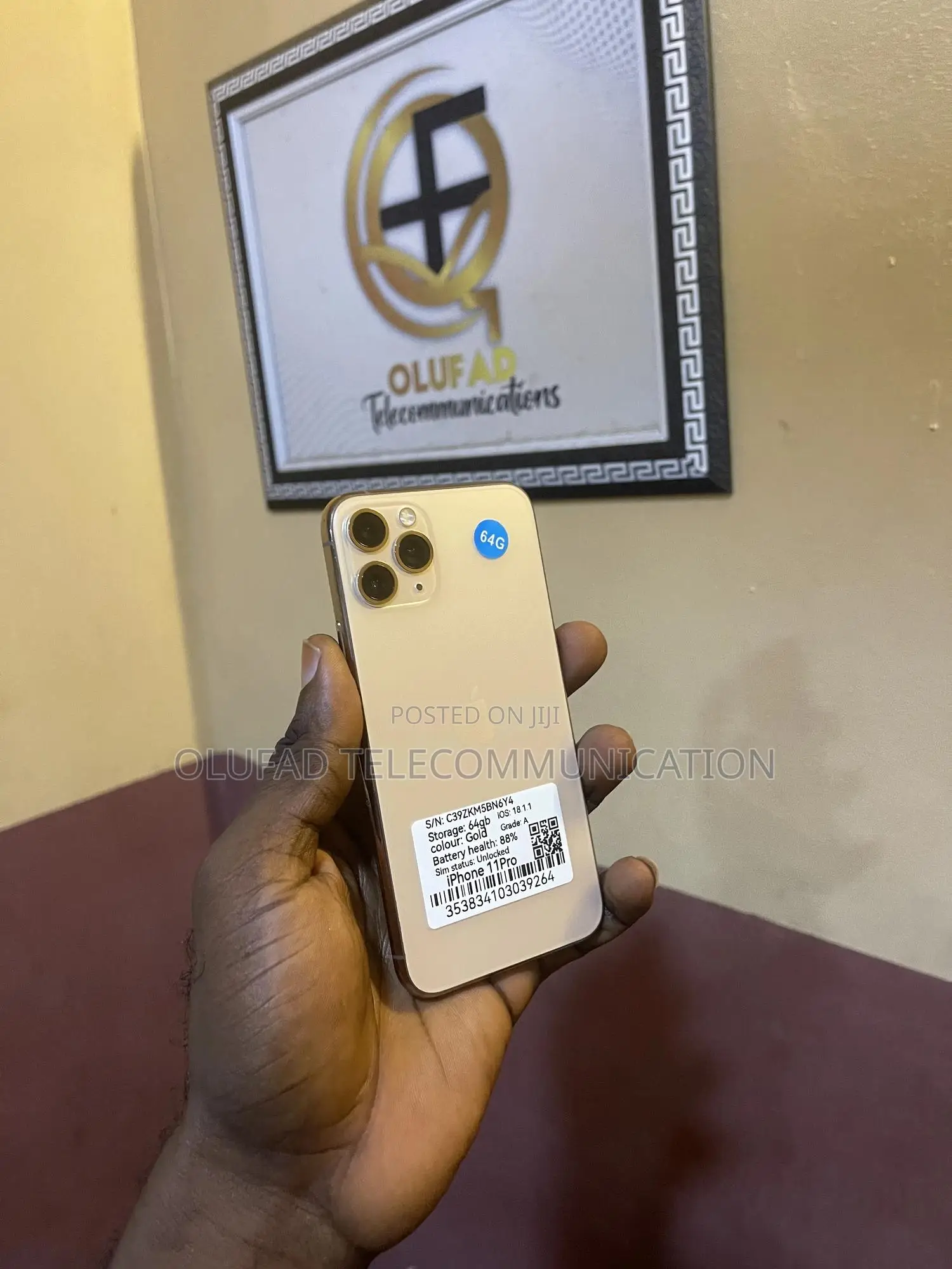 New Apple iPhone 11 Pro 64 GB Gold