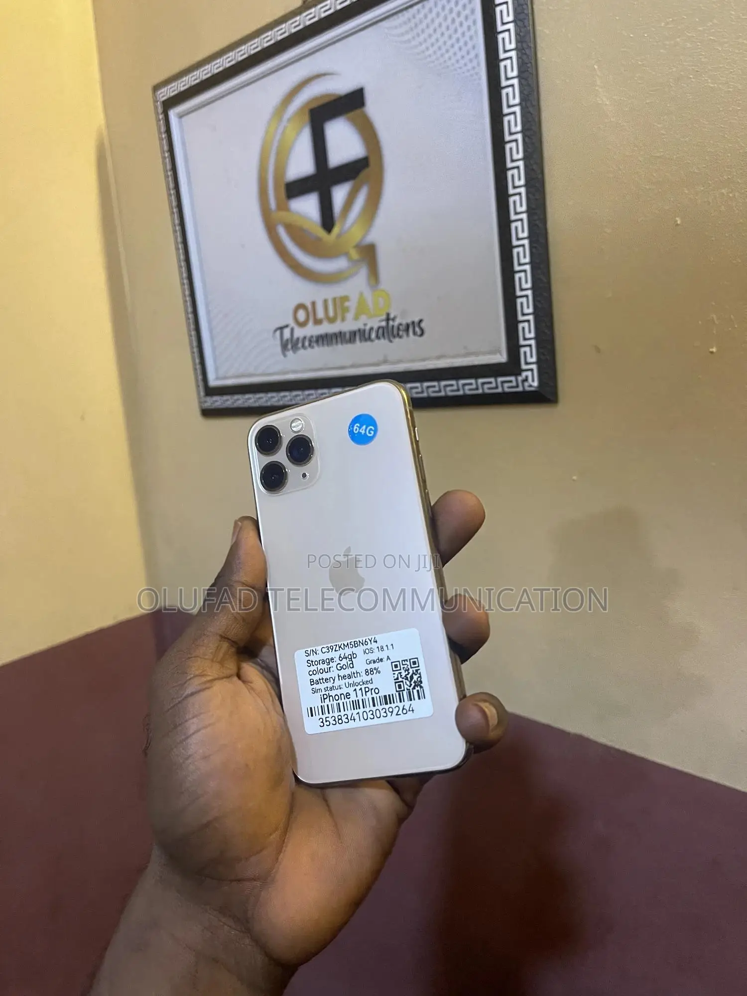 New Apple iPhone 11 Pro 64 GB Gold