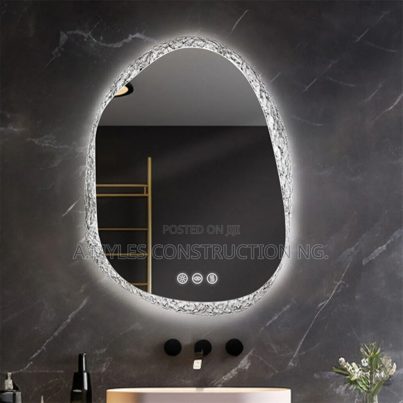 White Lighting Mirror