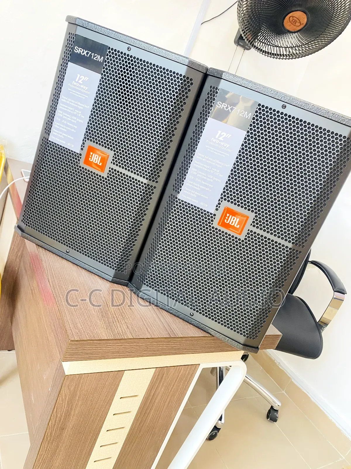 12 Inches Monitor and Hanging Speaker Pair
