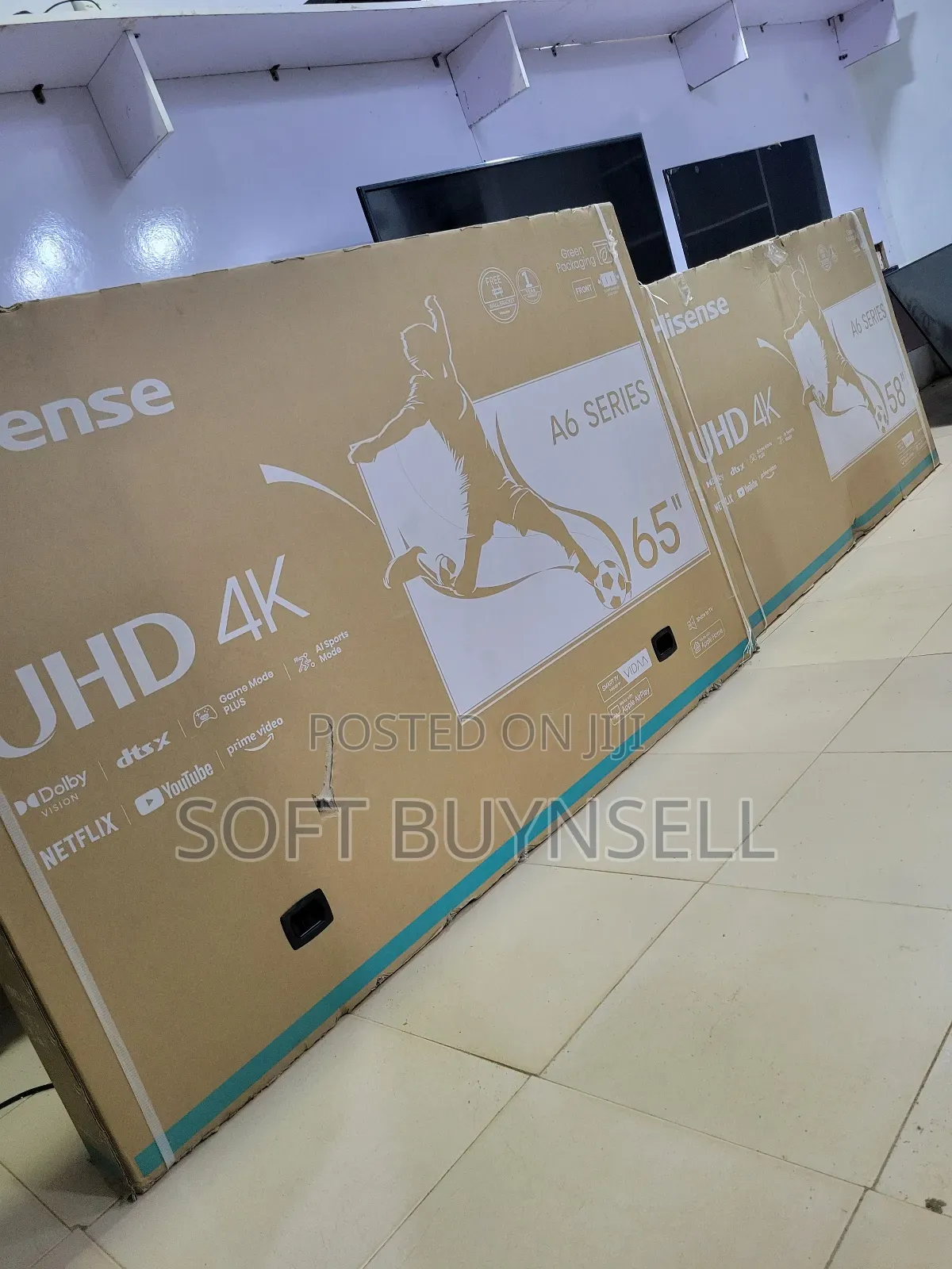 Brand New 65" Hisense Smart Tv