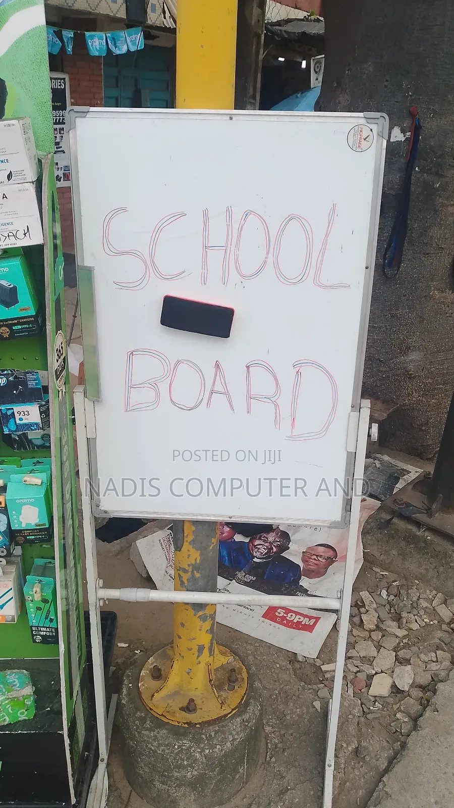 Magnetic White Board And Stand