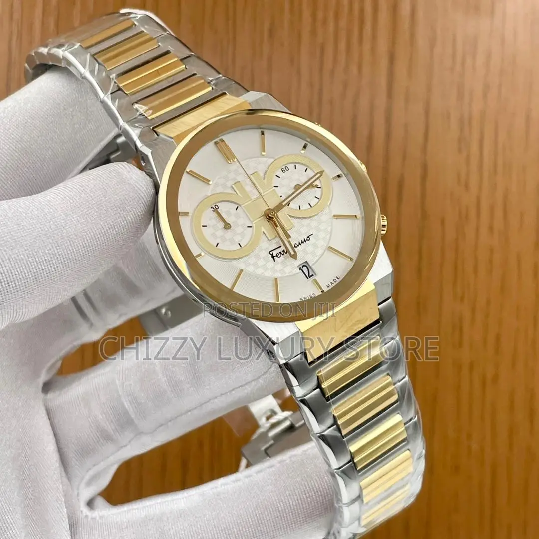 Ferragamo Quality Luxury Men Automatic Engine Wristwatch