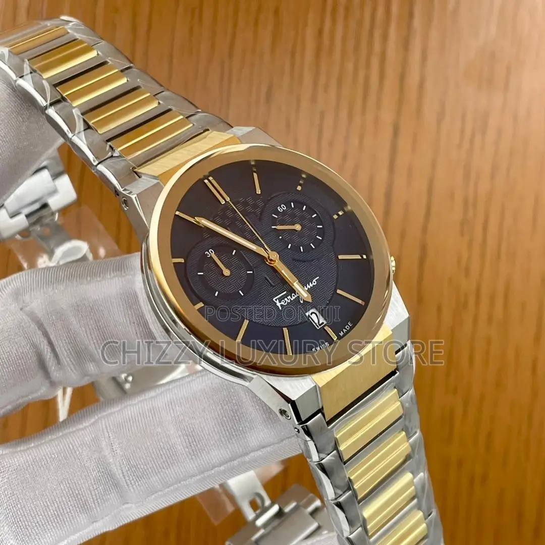 Ferragamo Quality Luxury Men Automatic Engine Wristwatch