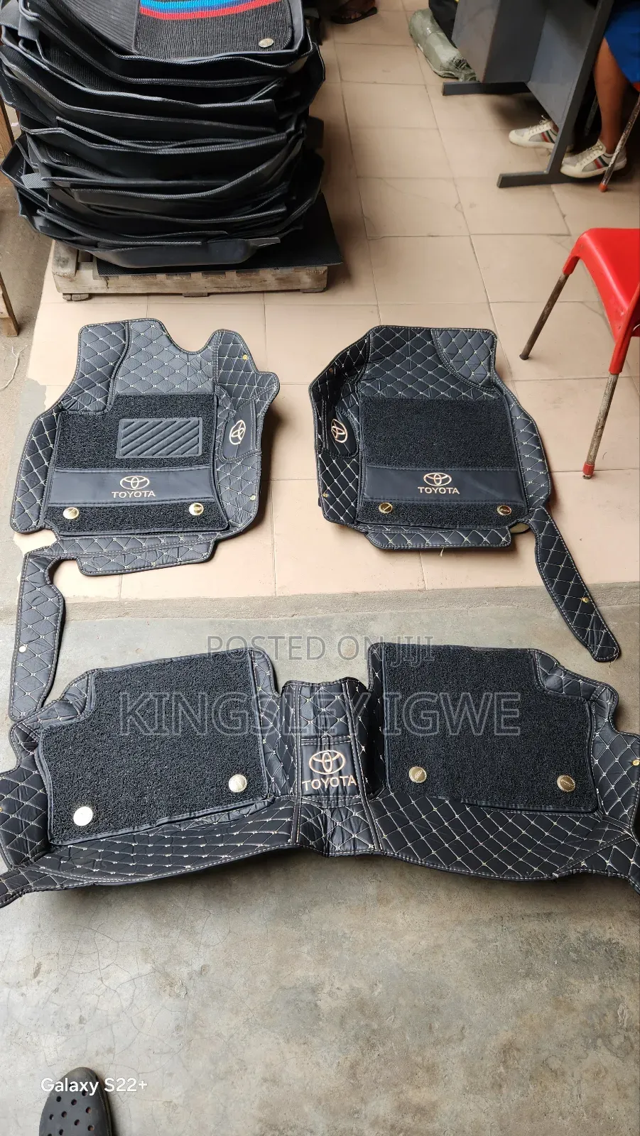 7d Double Layer Leather Foot Cover Toyota Camry 2005 Big Daddy