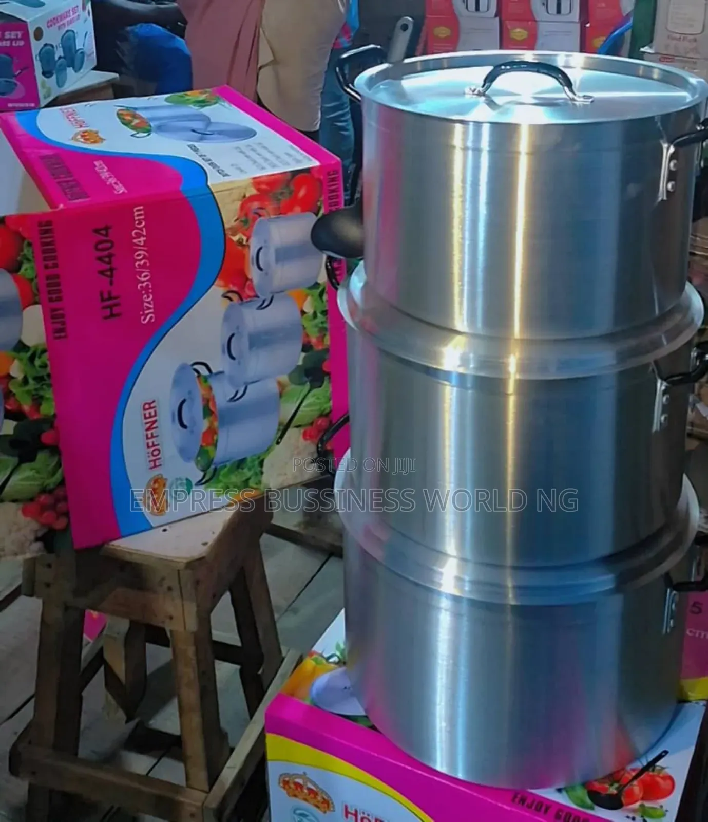3pcs Big Size Pots, Sizes 39,42,45cm